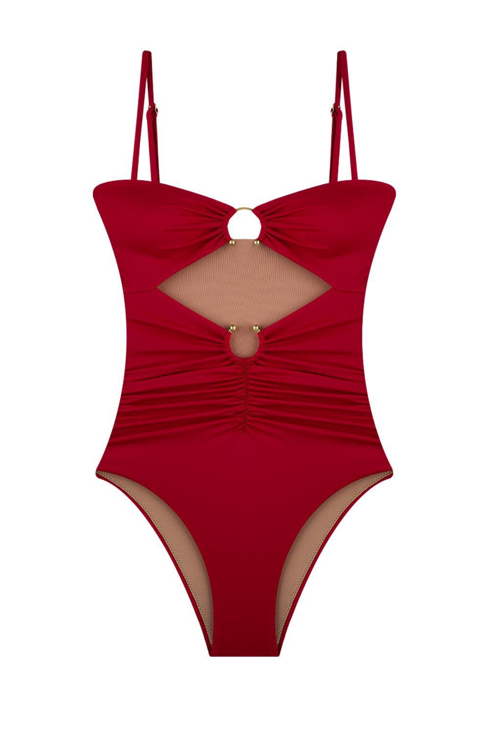 Bia Swimwear-Mara Fiery Red Mayo-Bikini & Mayo-3-Milagron.com