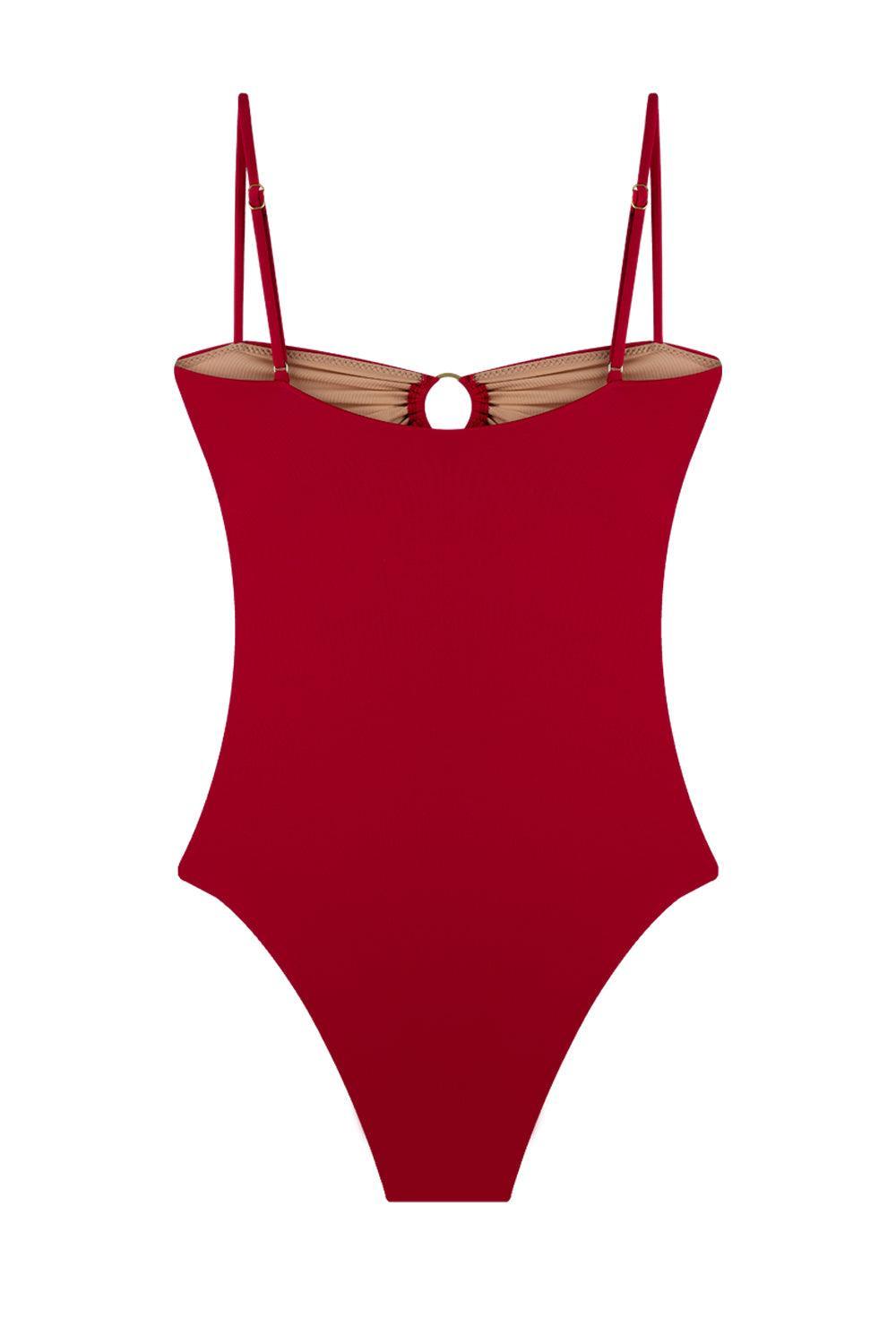 Bia Swimwear-Mara Fiery Red Mayo-Bikini & Mayo-4-Milagron.com