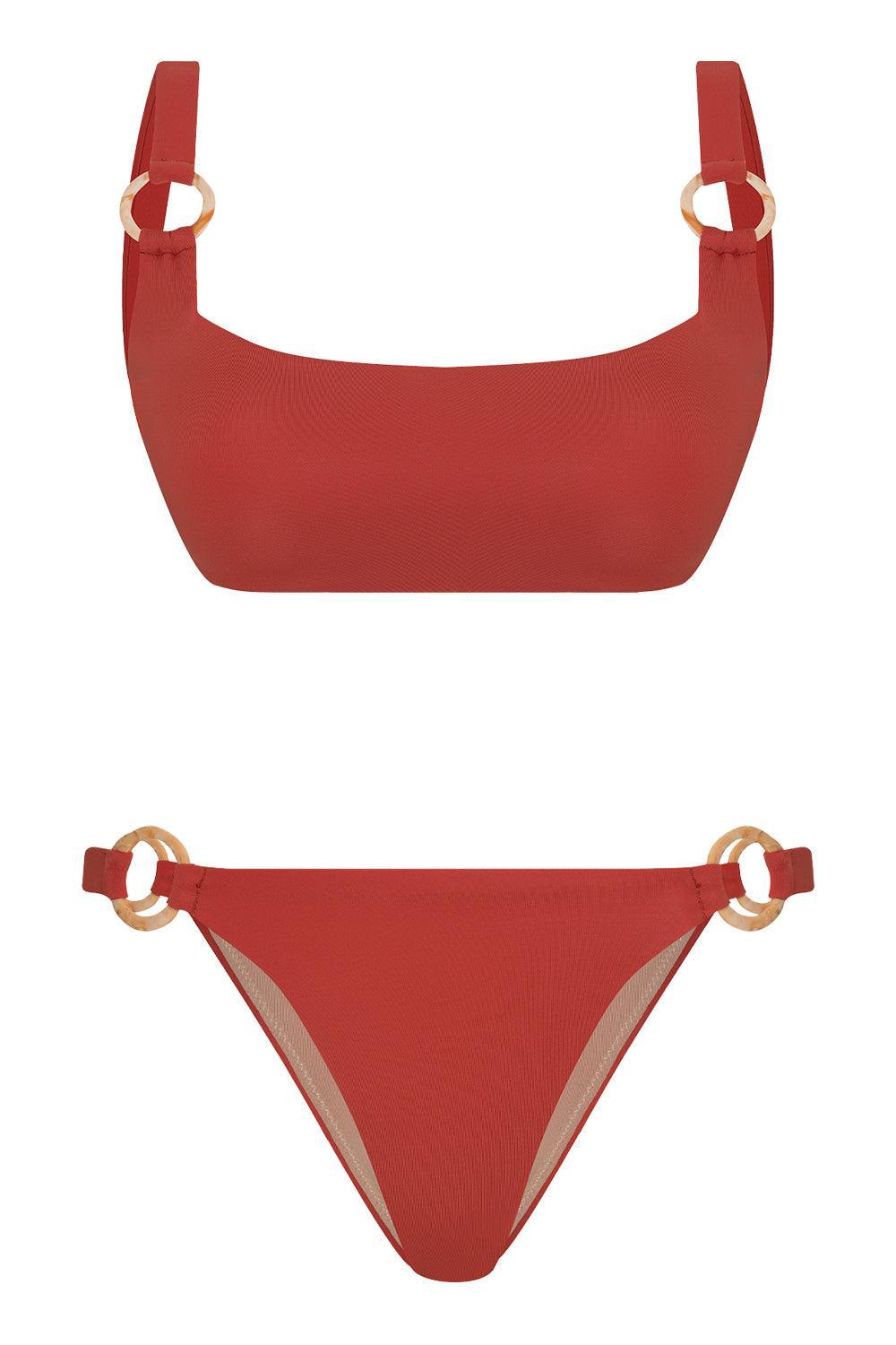 Bia Swimwear-Maru Kırmızı Bikini Takımı-Bikini & Mayo-3-Milagron.com