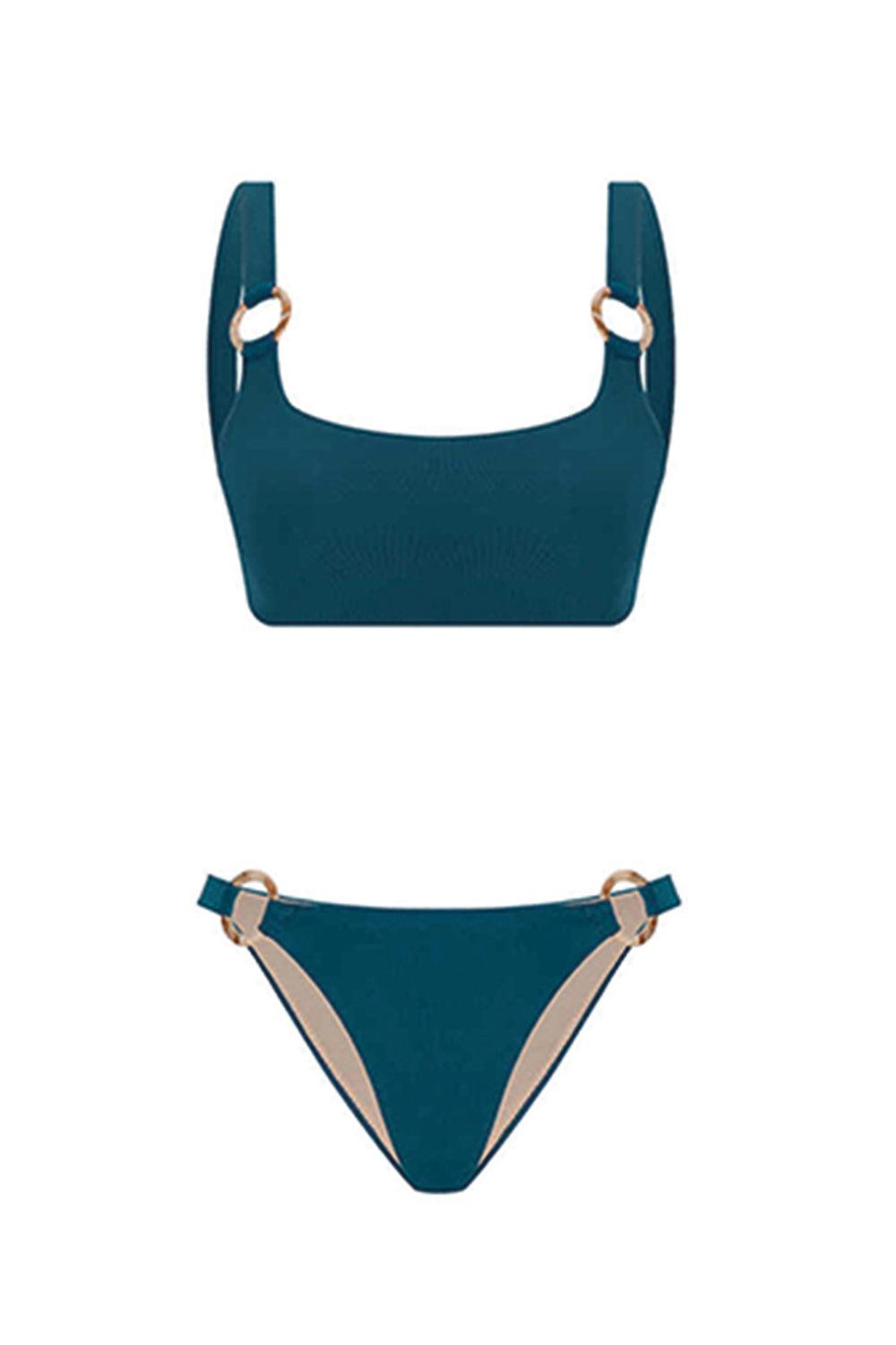 Bia Swimwear-Maru Yeşil Bikini Takımı-Bikini & Mayo-1-Milagron.com