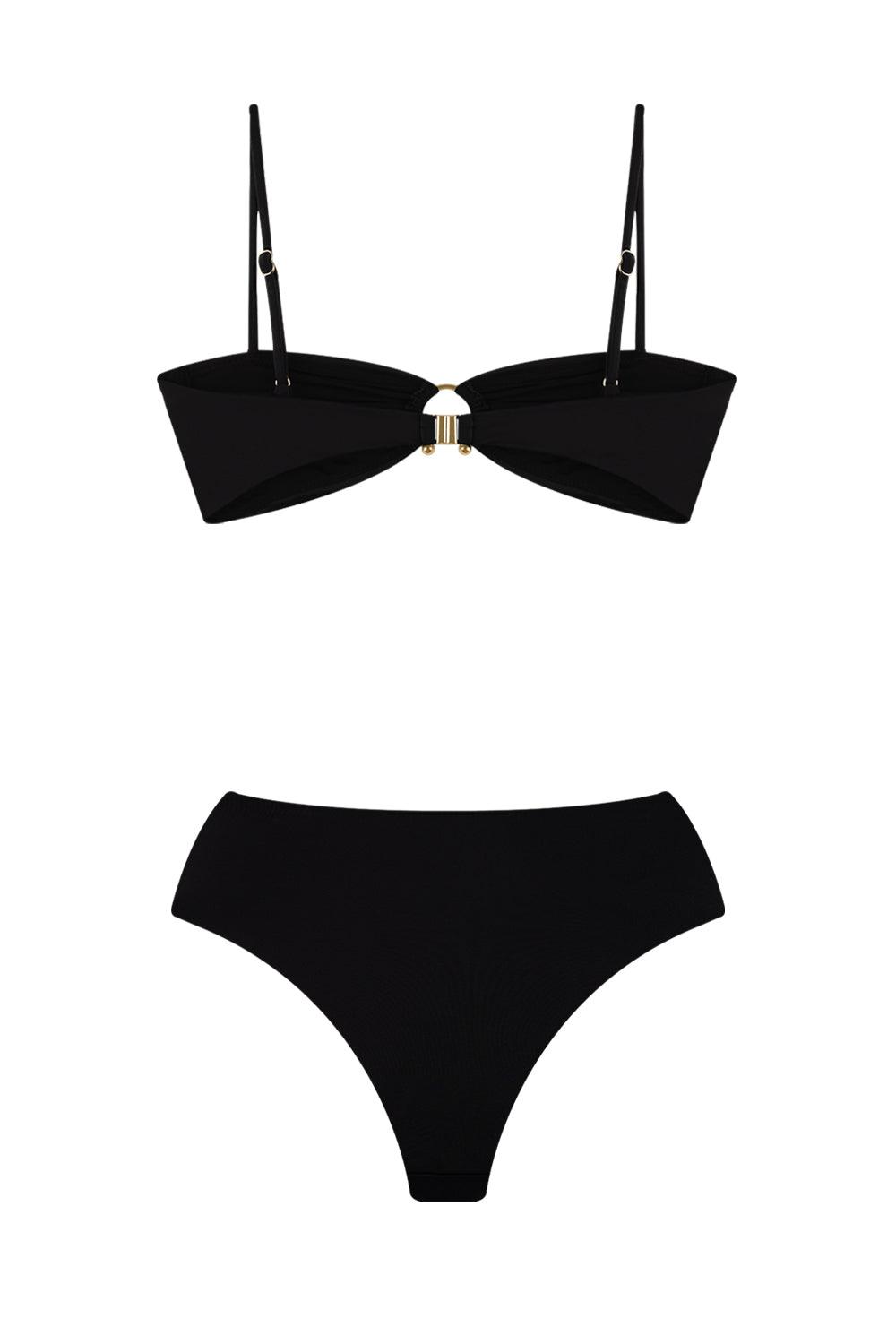 Bia Swimwear-Sasha Black Bikini Takımı-Bikini & Mayo-4-Milagron.com