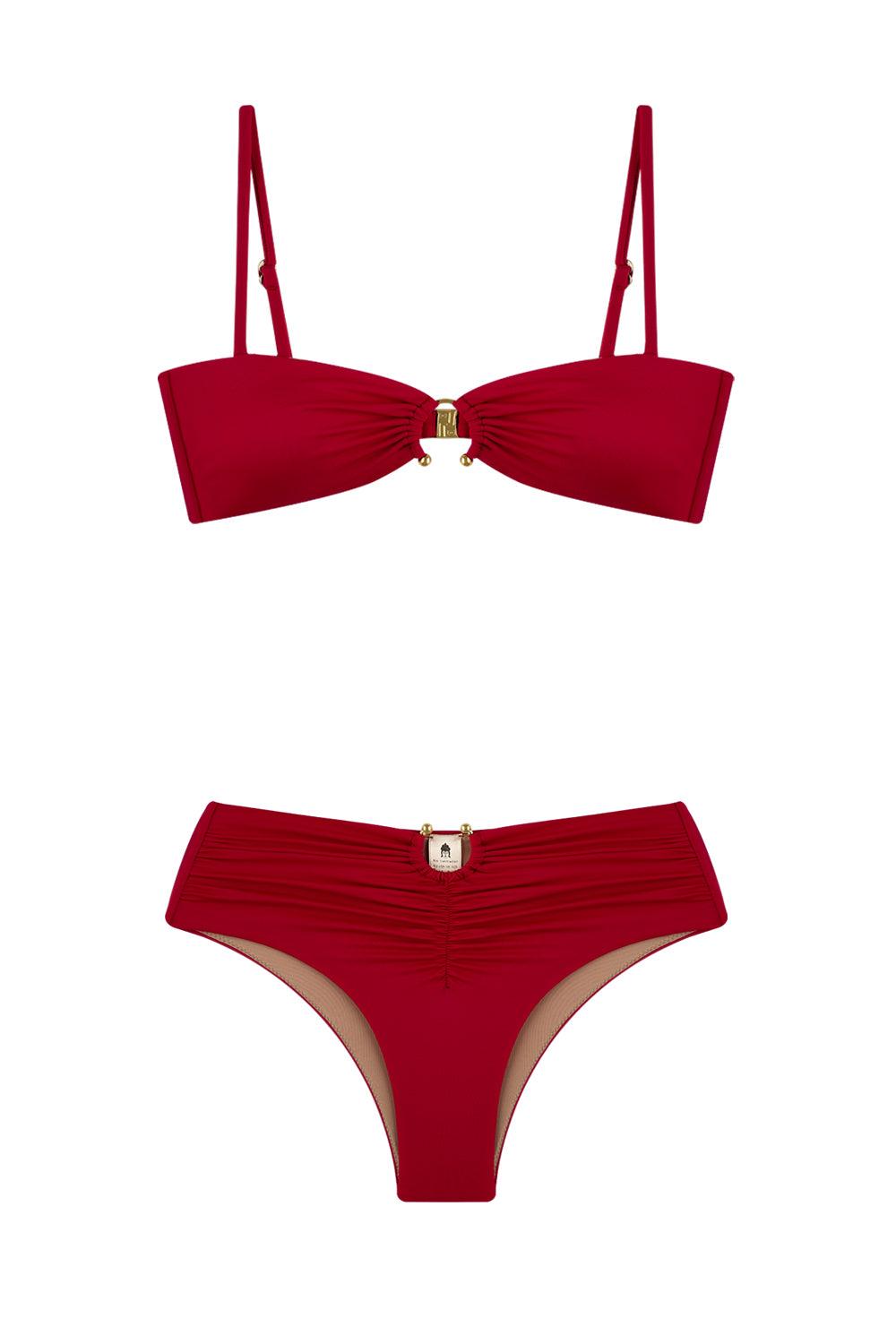 Bia Swimwear-Sasha Fiery Red Bikini Takımı-Bikini & Mayo-3-Milagron.com