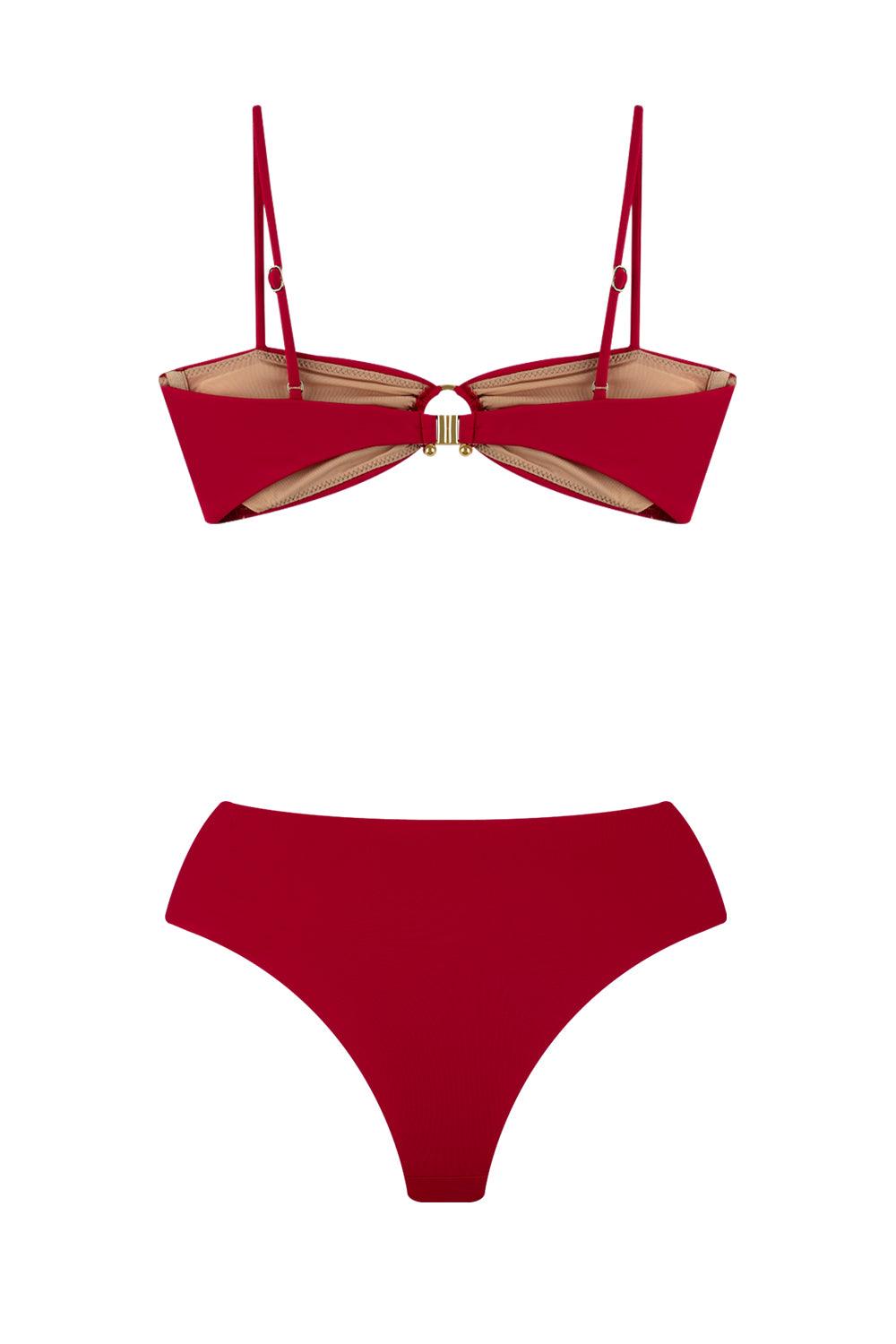 Bia Swimwear-Sasha Fiery Red Bikini Takımı-Bikini & Mayo-4-Milagron.com