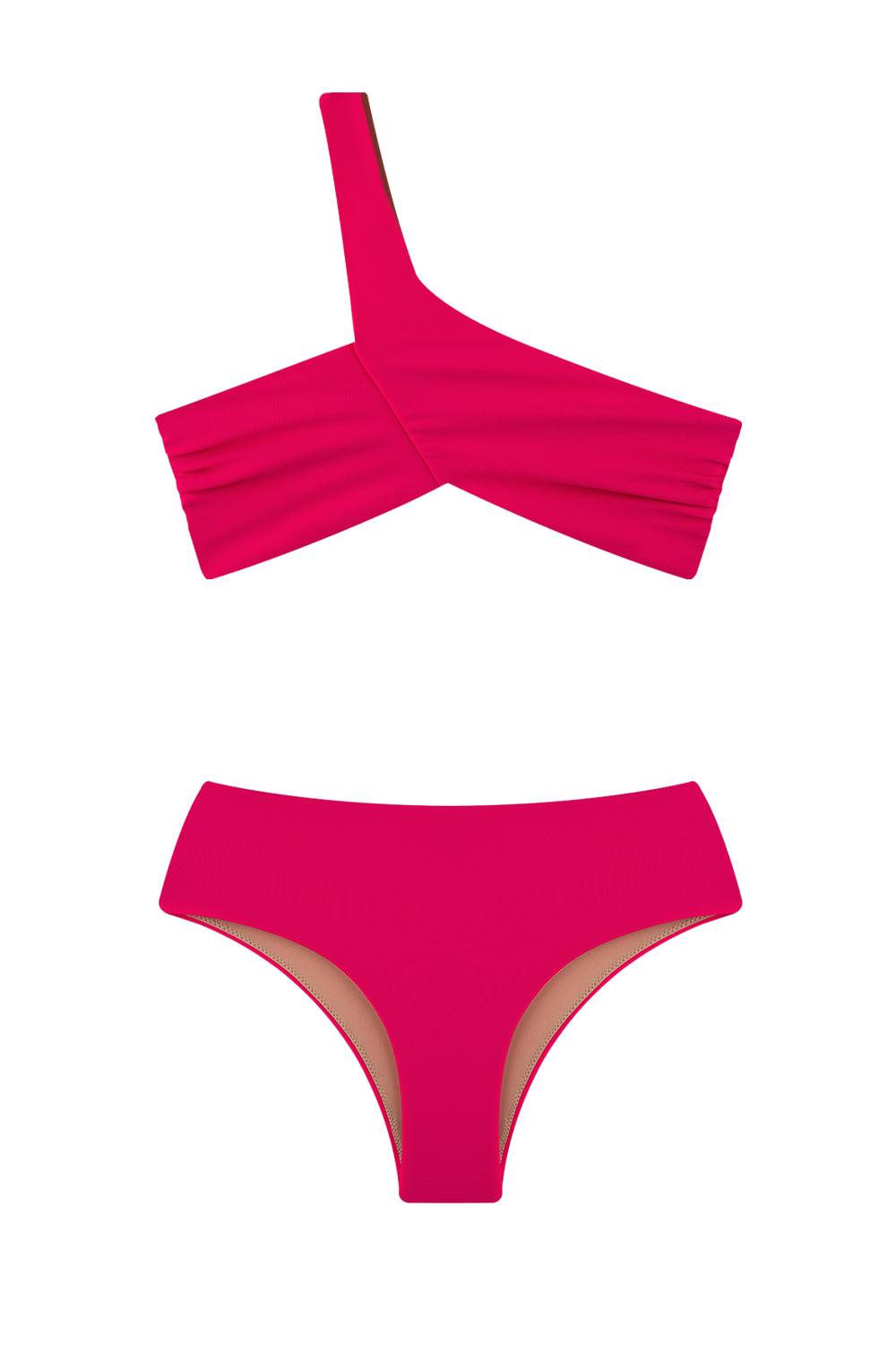 Bia Swimwear-Vera Viva Magenta Bikini Takımı-Bikini & Mayo-5-Milagron.com