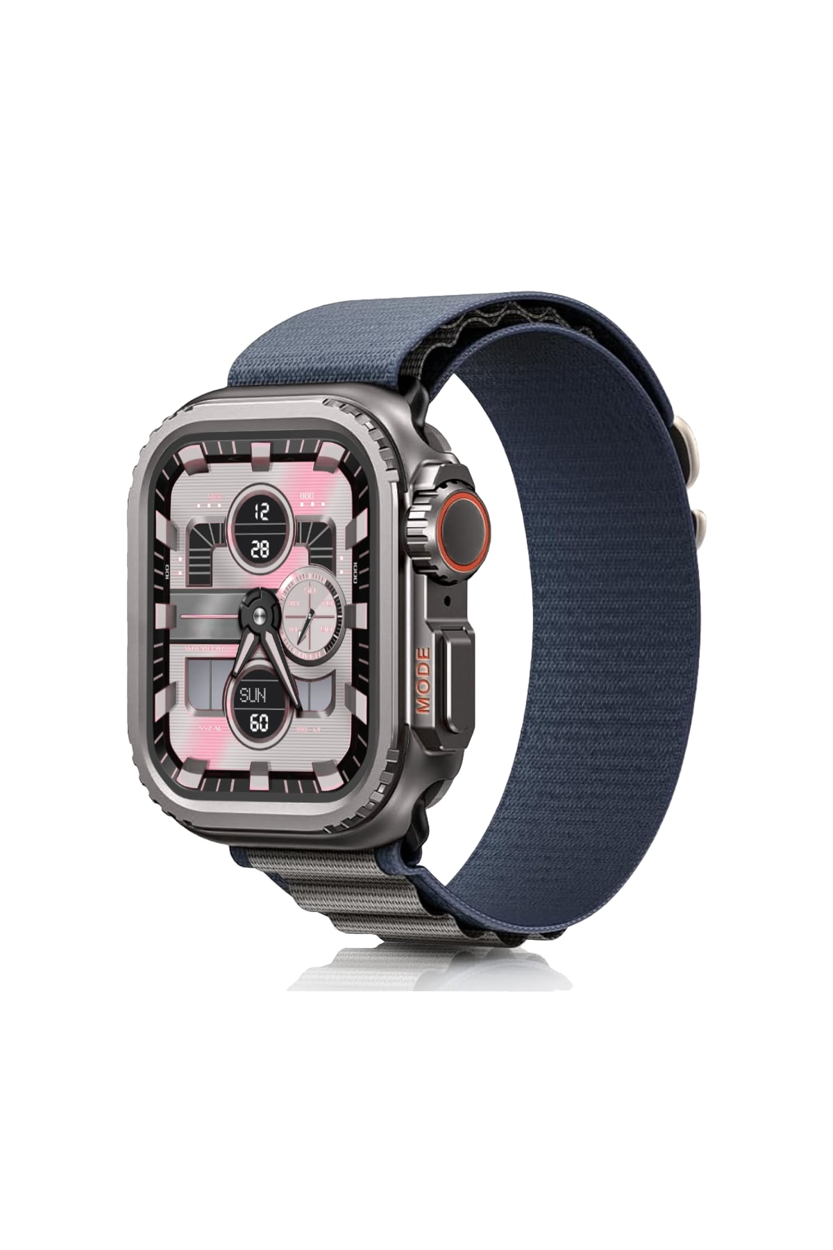 Apple Watch Ultra Dönüştürücü Bumper Kasa Koruyucu Gri