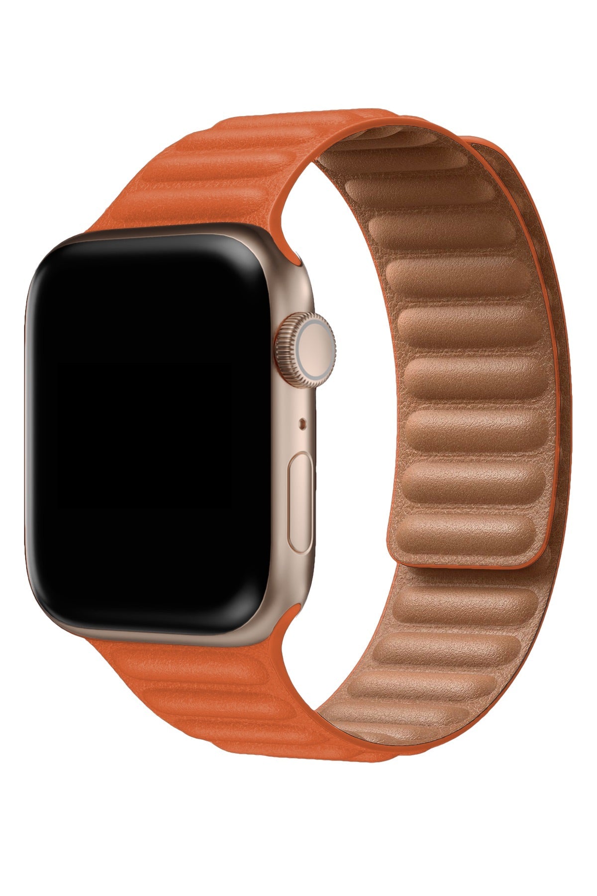 Apple Watch Uyumlu Baklalı Deri Loop Kordon Agat