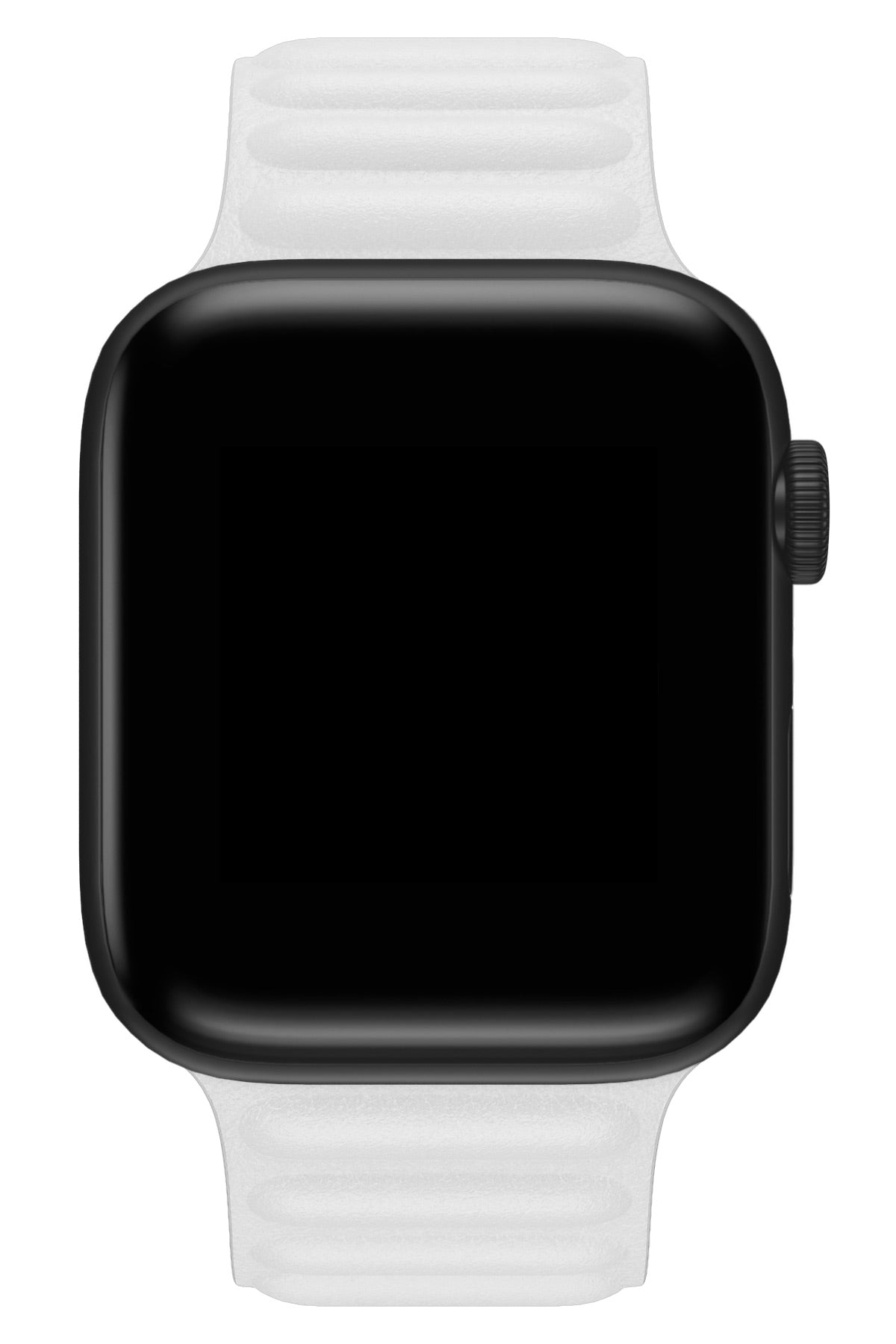 Apple Watch Uyumlu Baklalı Deri Loop Kordon Beyaz