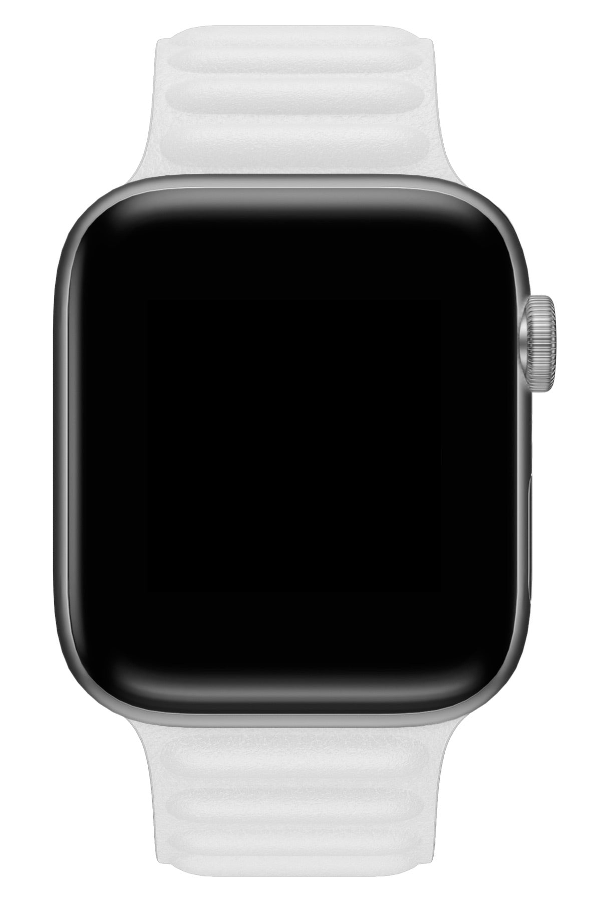 Apple Watch Uyumlu Baklalı Deri Loop Kordon Beyaz