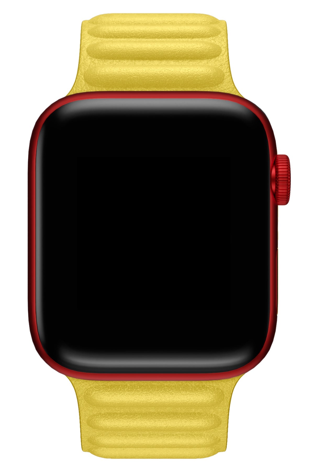 Apple Watch Uyumlu Baklalı Deri Loop Kordon Limoni