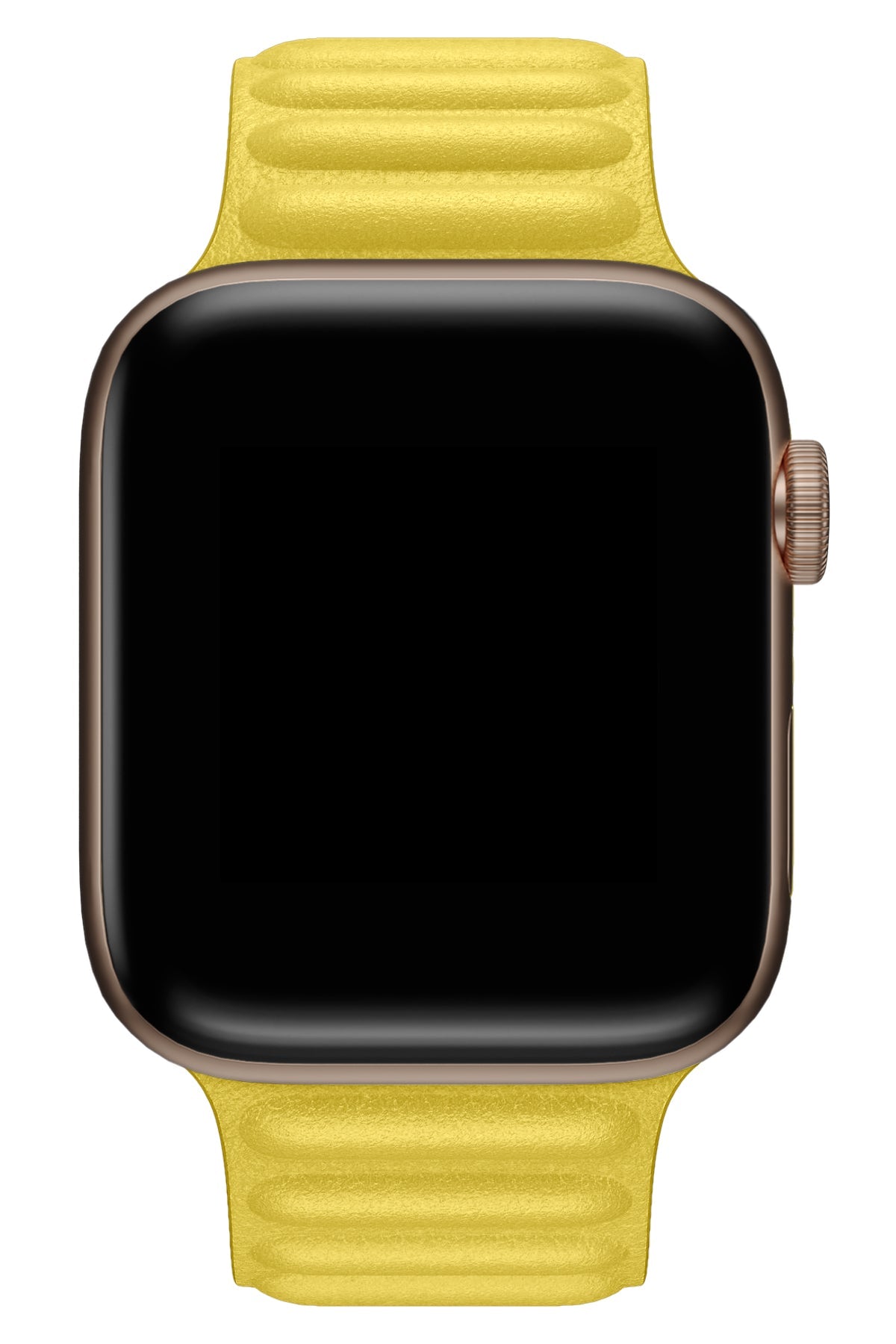 Apple Watch Uyumlu Baklalı Deri Loop Kordon Limoni
