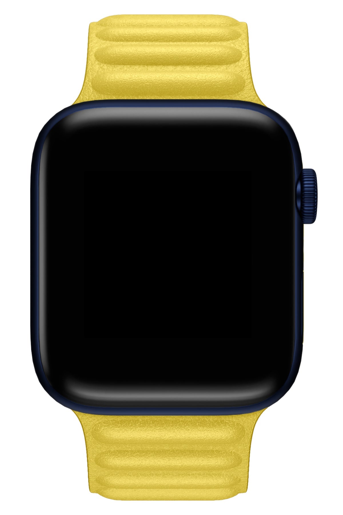 Apple Watch Uyumlu Baklalı Deri Loop Kordon Limoni