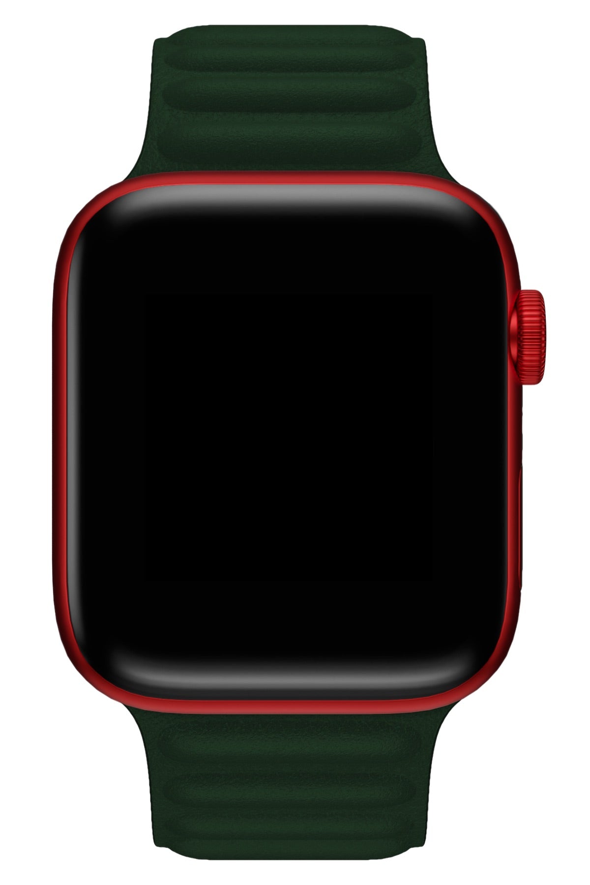 Apple Watch Uyumlu Baklalı Deri Loop Kordon Racing Yeşil