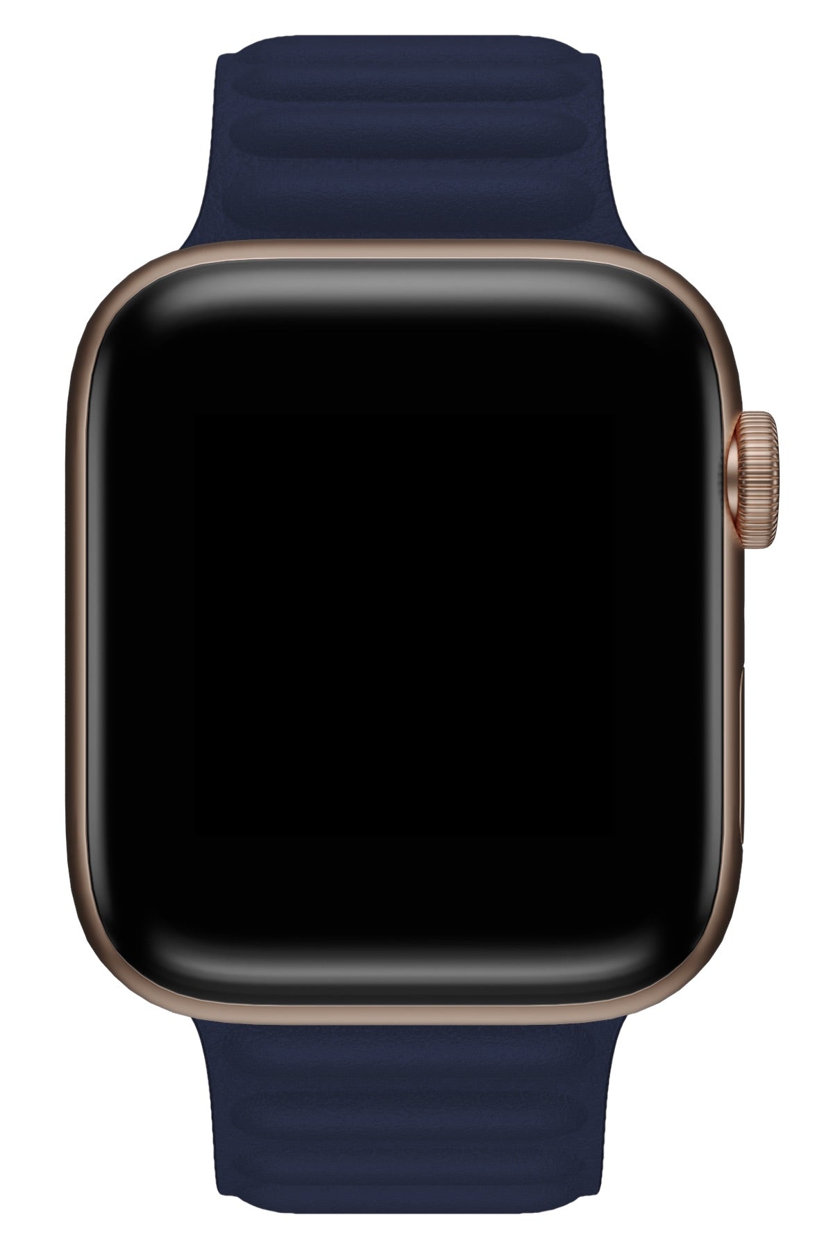 Apple Watch Uyumlu Baklalı Deri Loop Kordon Royal Mavi