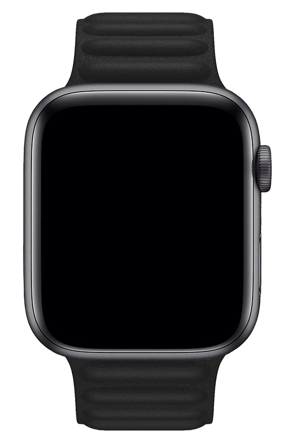 Apple Watch Uyumlu Baklalı Deri Loop Kordon Siyah