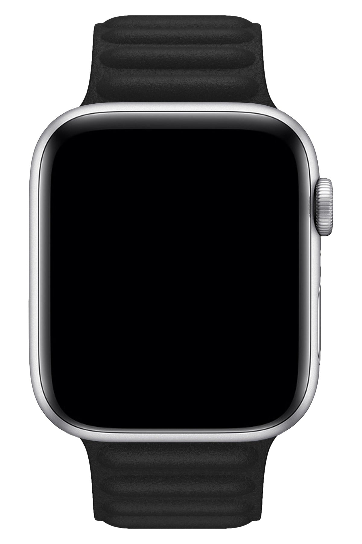Apple Watch Uyumlu Baklalı Deri Loop Kordon Siyah
