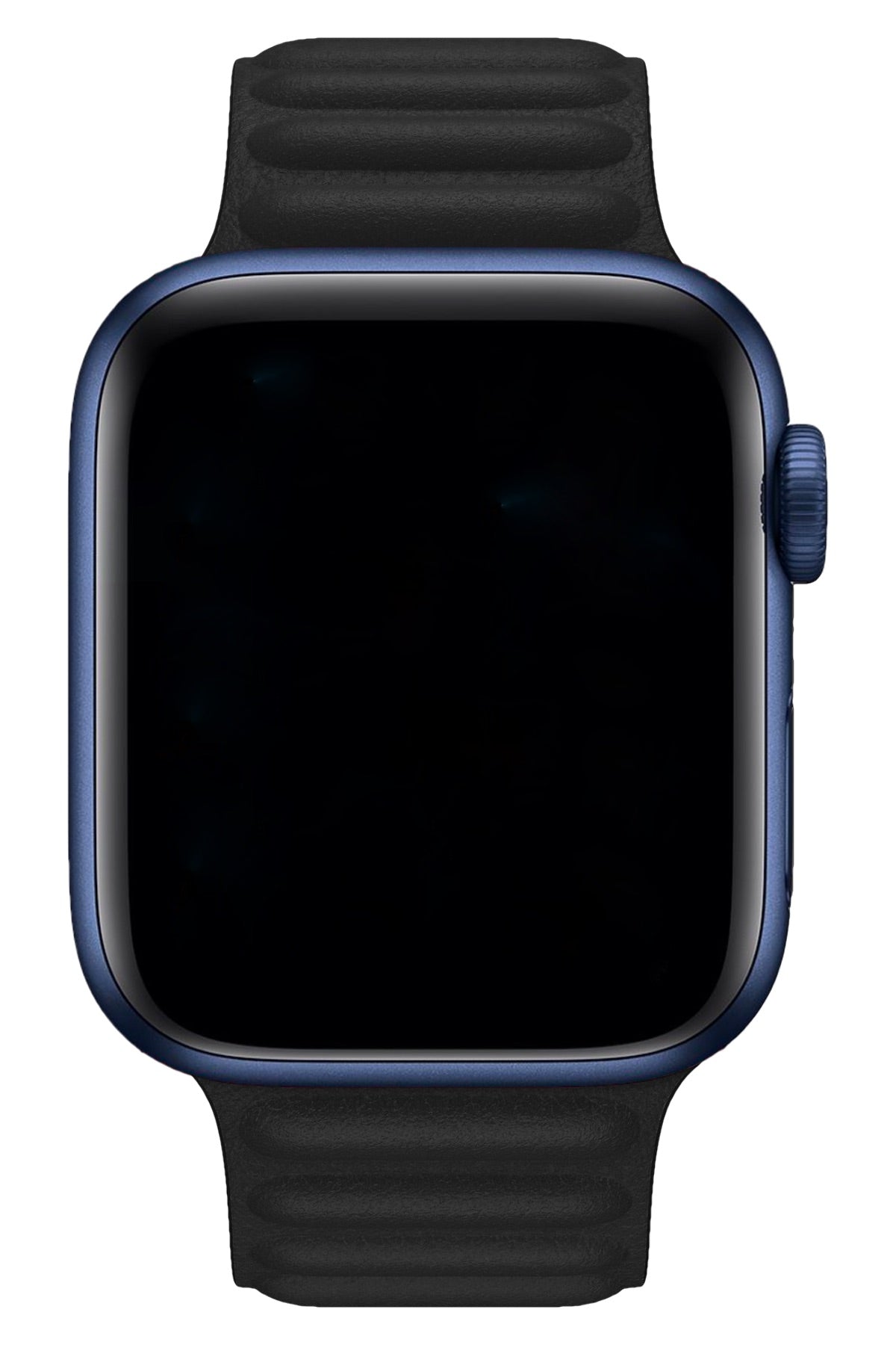 Apple Watch Uyumlu Baklalı Deri Loop Kordon Siyah