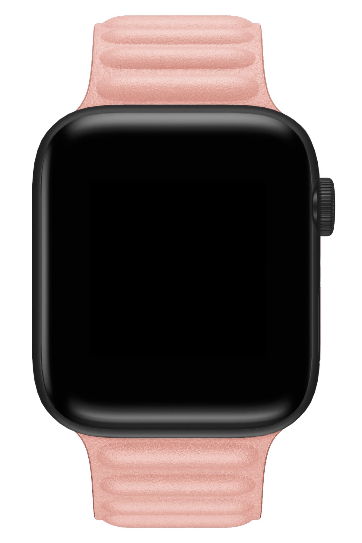 Apple Watch Uyumlu Baklalı Deri Loop Kordon Somon