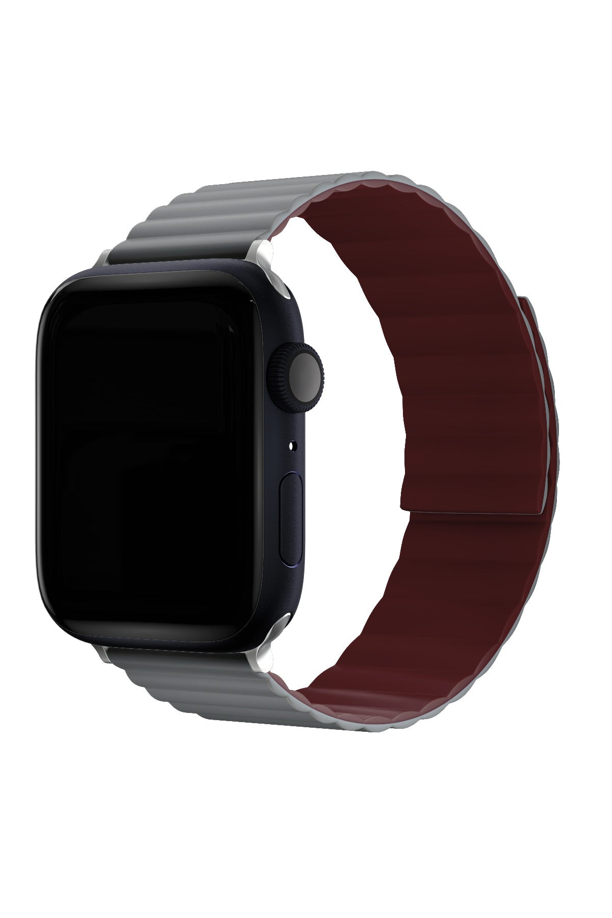 Apple Watch Uyumlu Baklalı Louis Loop Kordon Stone Red