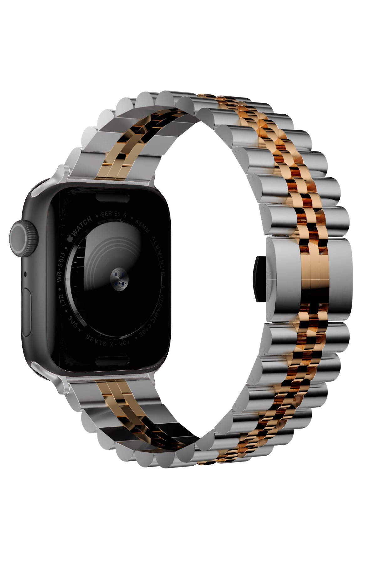 Apple Watch Uyumlu Olexi Çelik Loop Kordon Rosie
