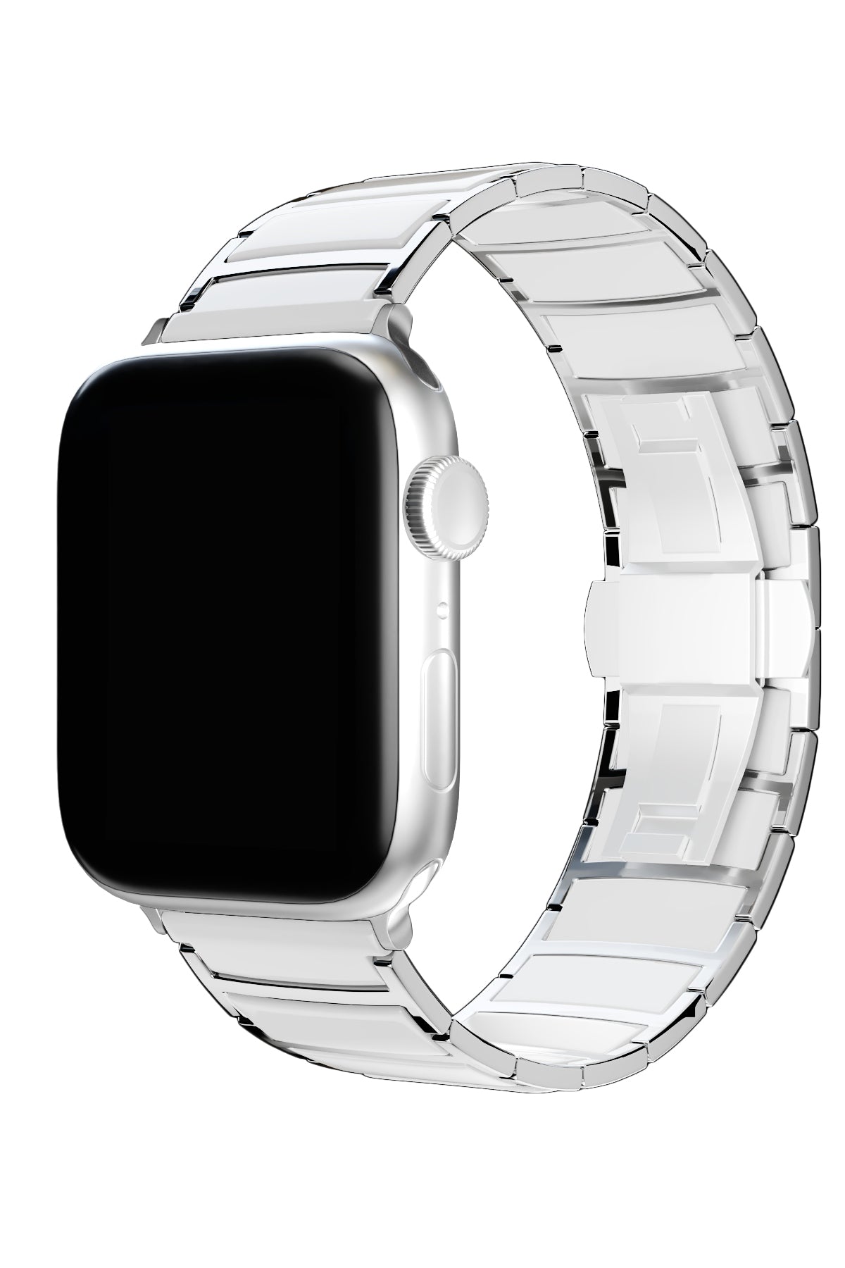 Apple Watch Uyumlu Çelik Seramik Luna Loop Kordon Havlit