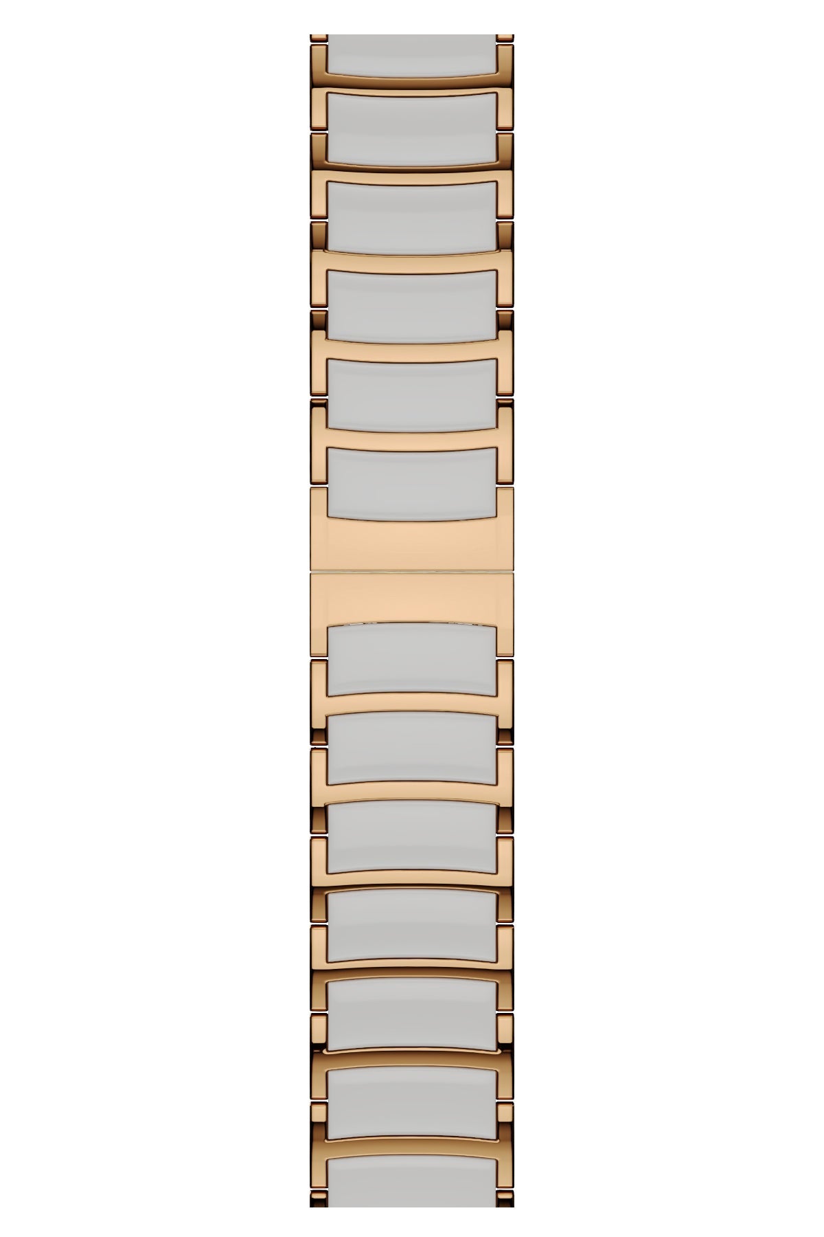 Apple Watch Uyumlu Çelik Seramik Luna Loop Kordon Sitrin