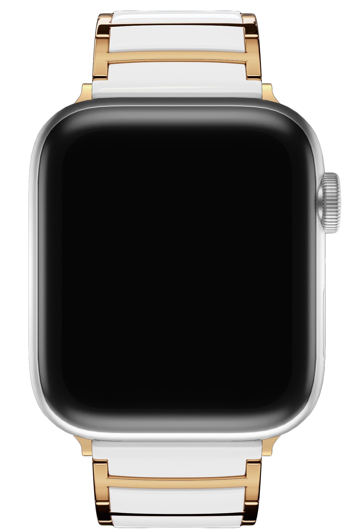 Apple Watch Uyumlu Çelik Seramik Luna Loop Kordon Sitrin