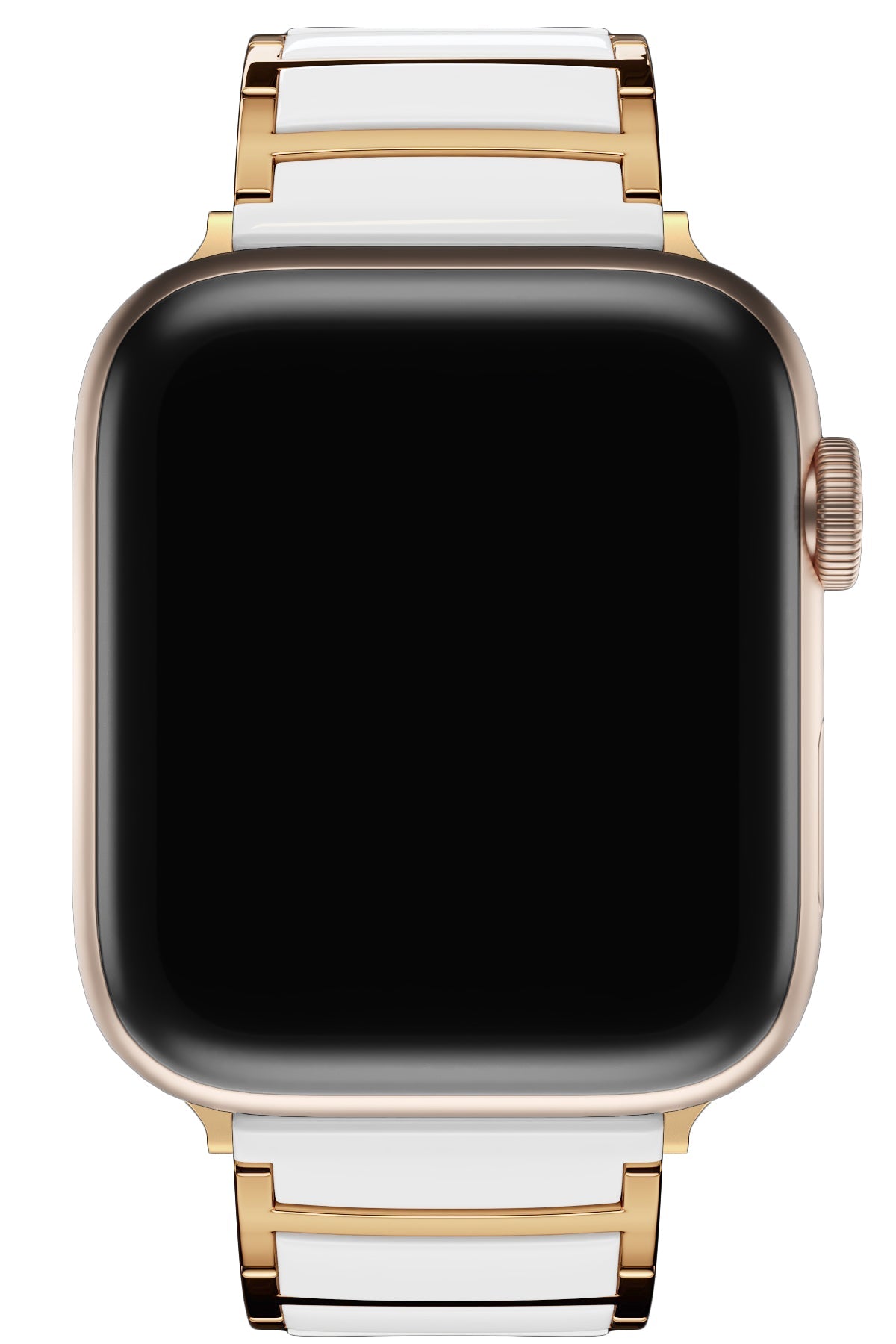 Apple Watch Uyumlu Çelik Seramik Luna Loop Kordon Sitrin