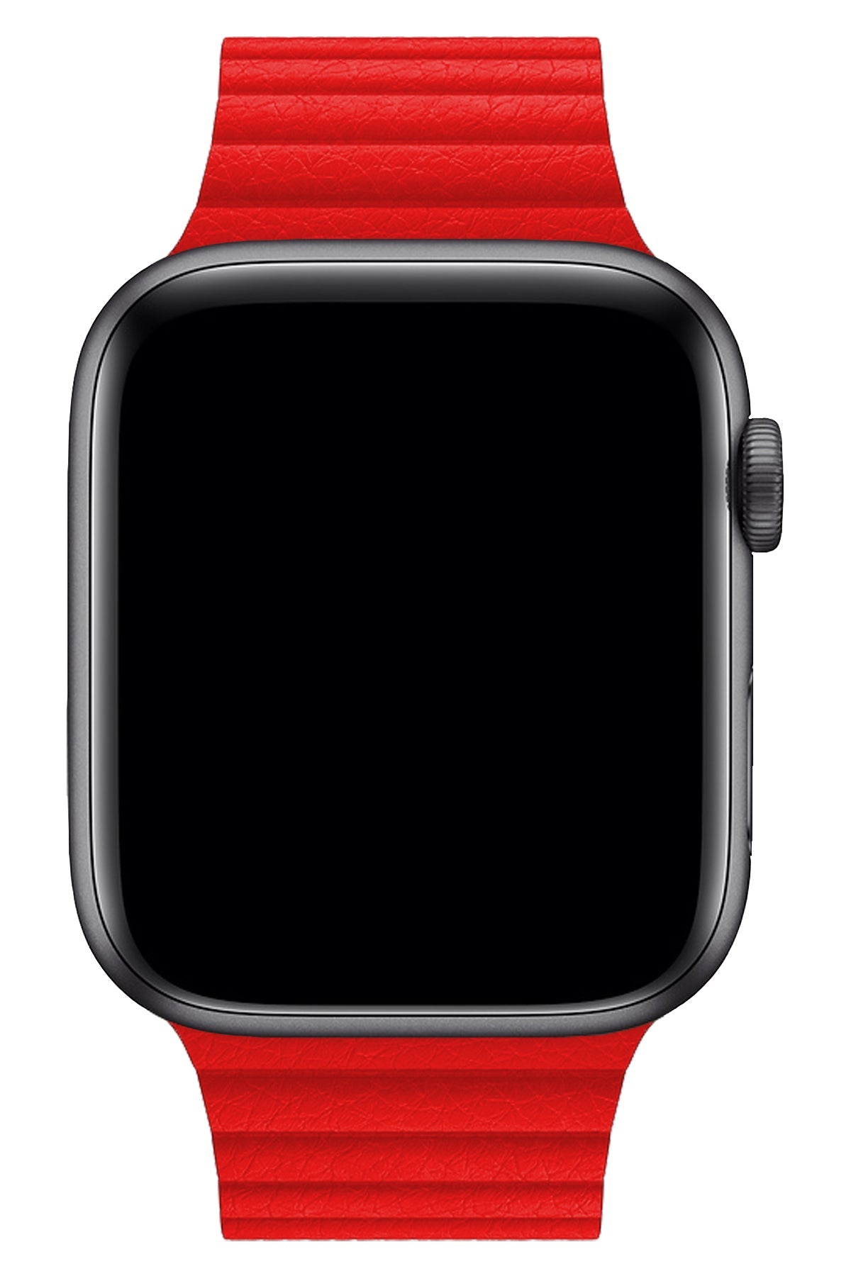 Apple Watch Uyumlu Deri Loop Kordon Kırmızı