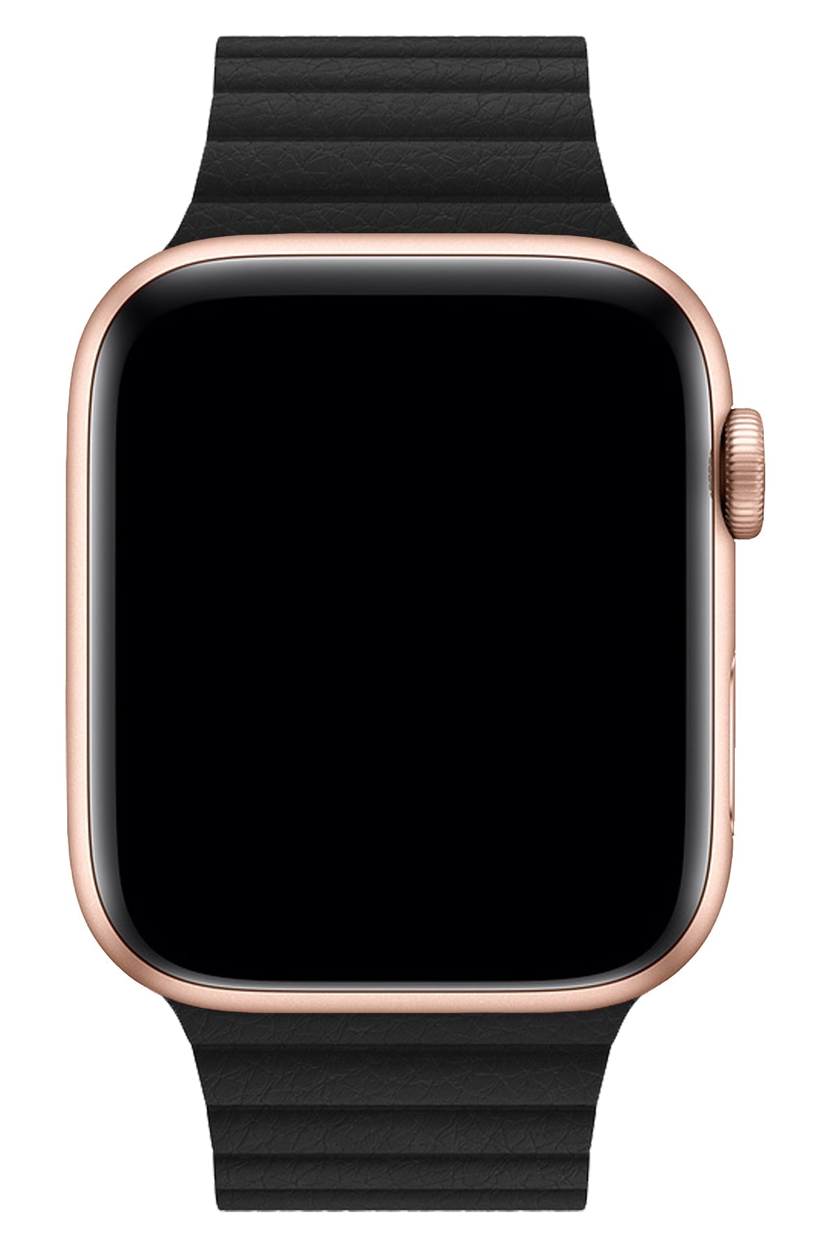 Apple Watch Uyumlu Deri Loop Kordon Siyah