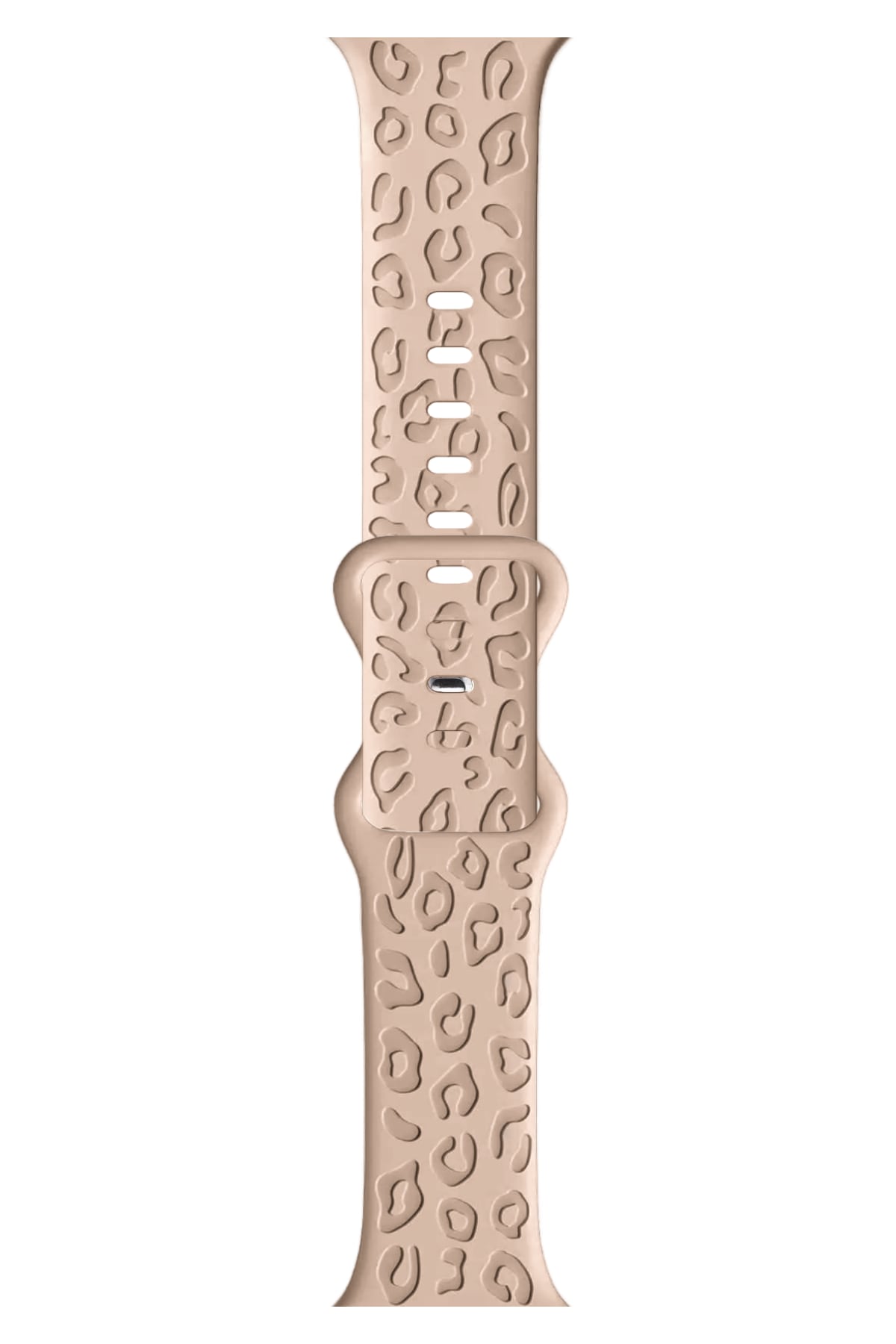 Apple Watch Uyumlu Leoline Silikon Spor Kordon Blush Sand
