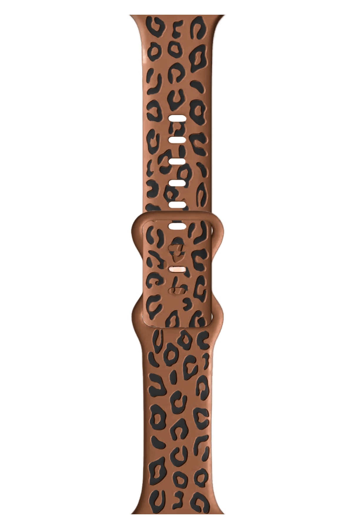 Apple Watch Uyumlu Leoline Silikon Spor Kordon Ebony Cocoa