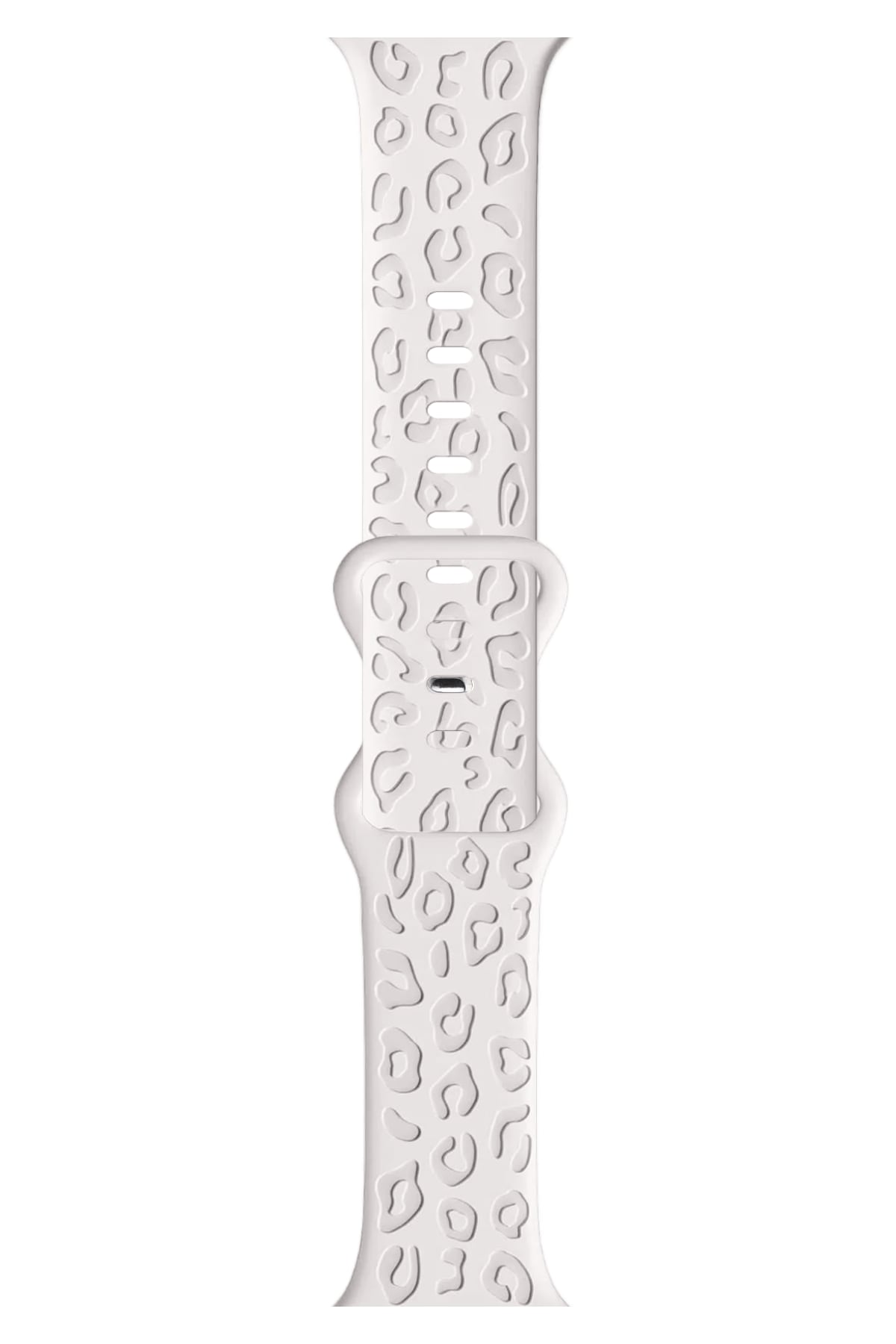 Apple Watch Uyumlu Leoline Silikon Spor Kordon Pearl Frost