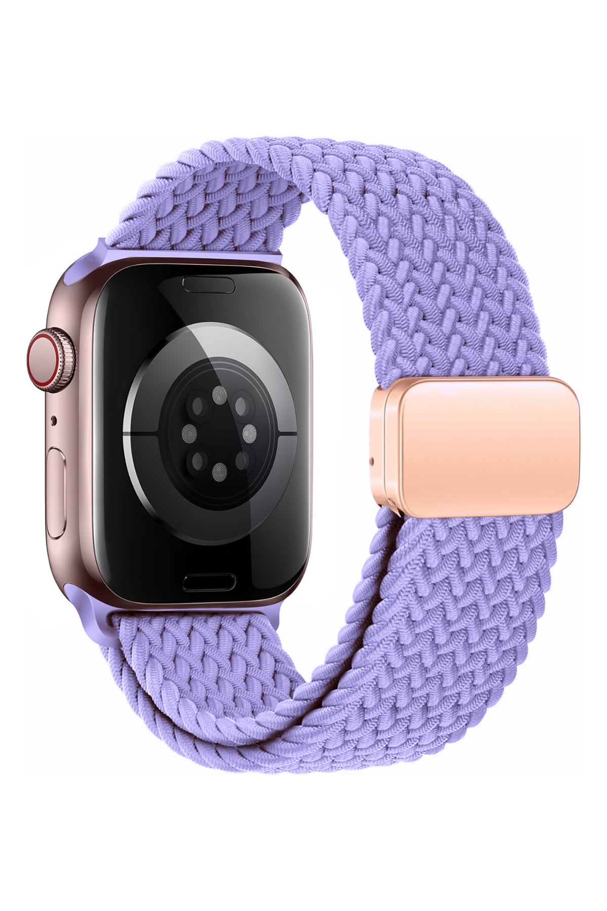 Apple Watch Uyumlu Manyetik Tokalı Örgü Loop Kordon Misty Lavender