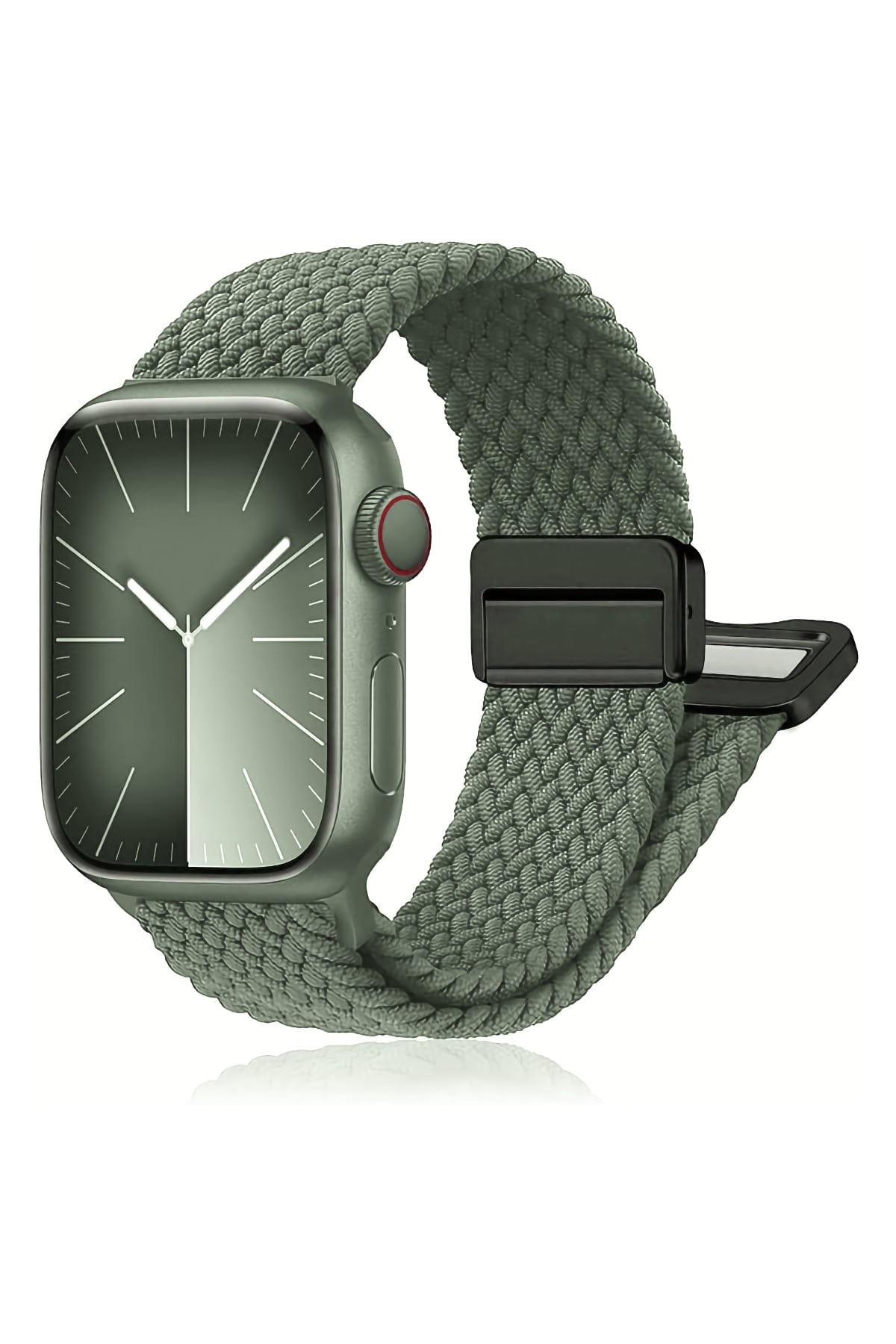 Apple Watch Uyumlu Manyetik Tokalı Örgü Loop Kordon Tundra