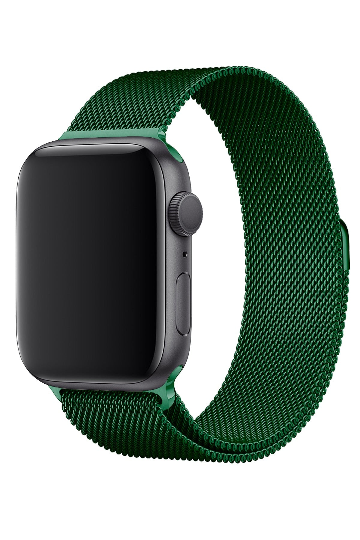 Apple Watch Uyumlu Metal Milano Loop Cam Yeşil