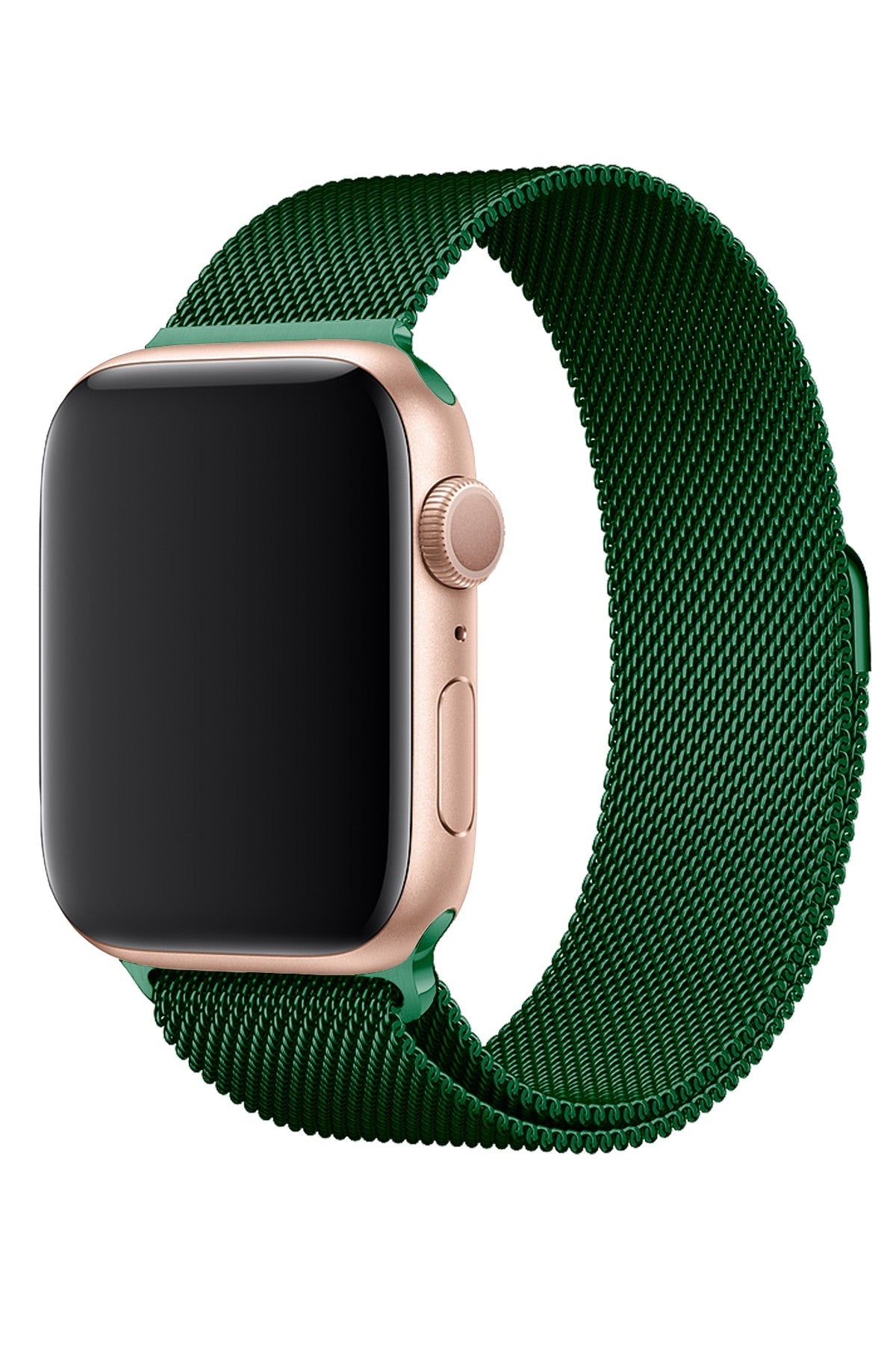 Apple Watch Uyumlu Metal Milano Loop Cam Yeşil