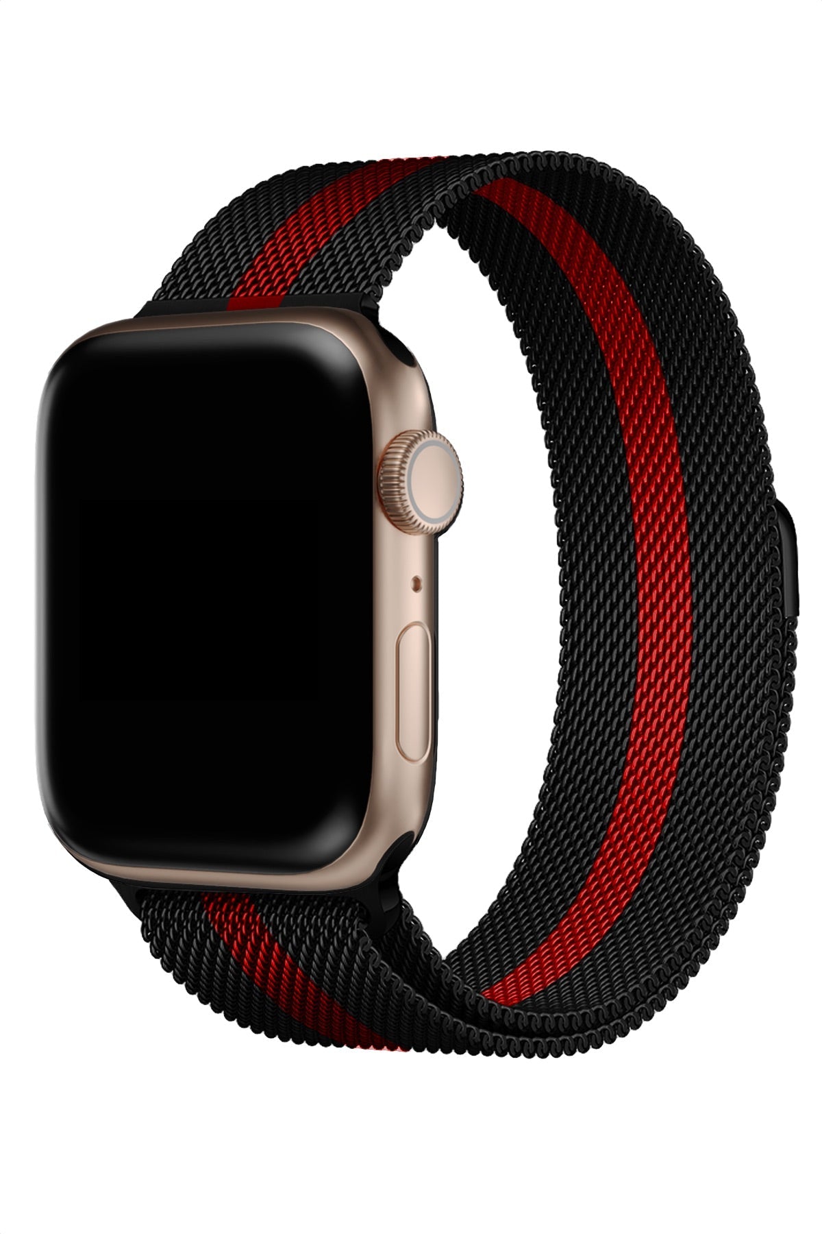 Apple Watch Uyumlu Metal Milano Loop Racing Red