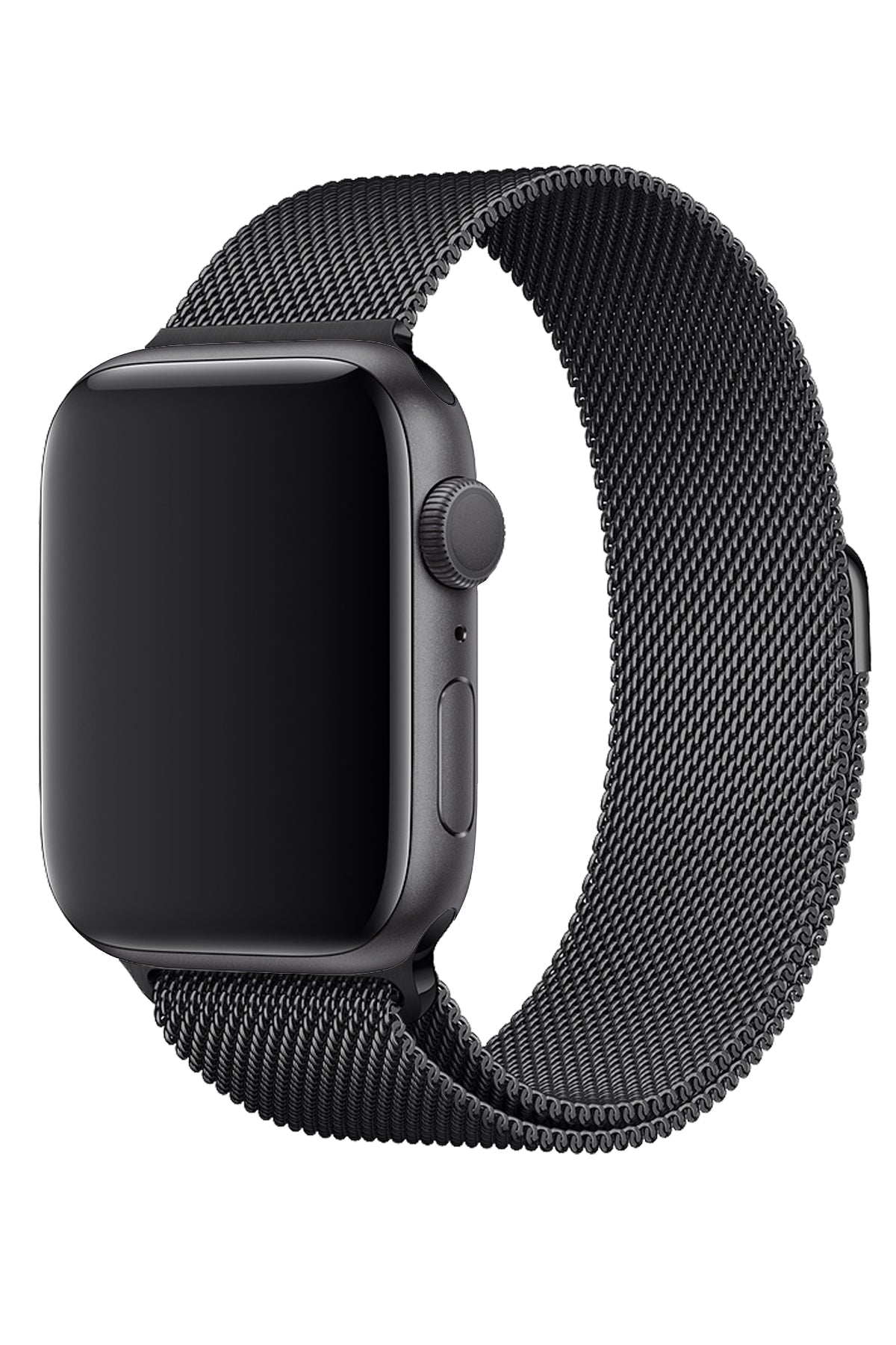 Apple Watch Uyumlu Metal Milano Loop Siyah