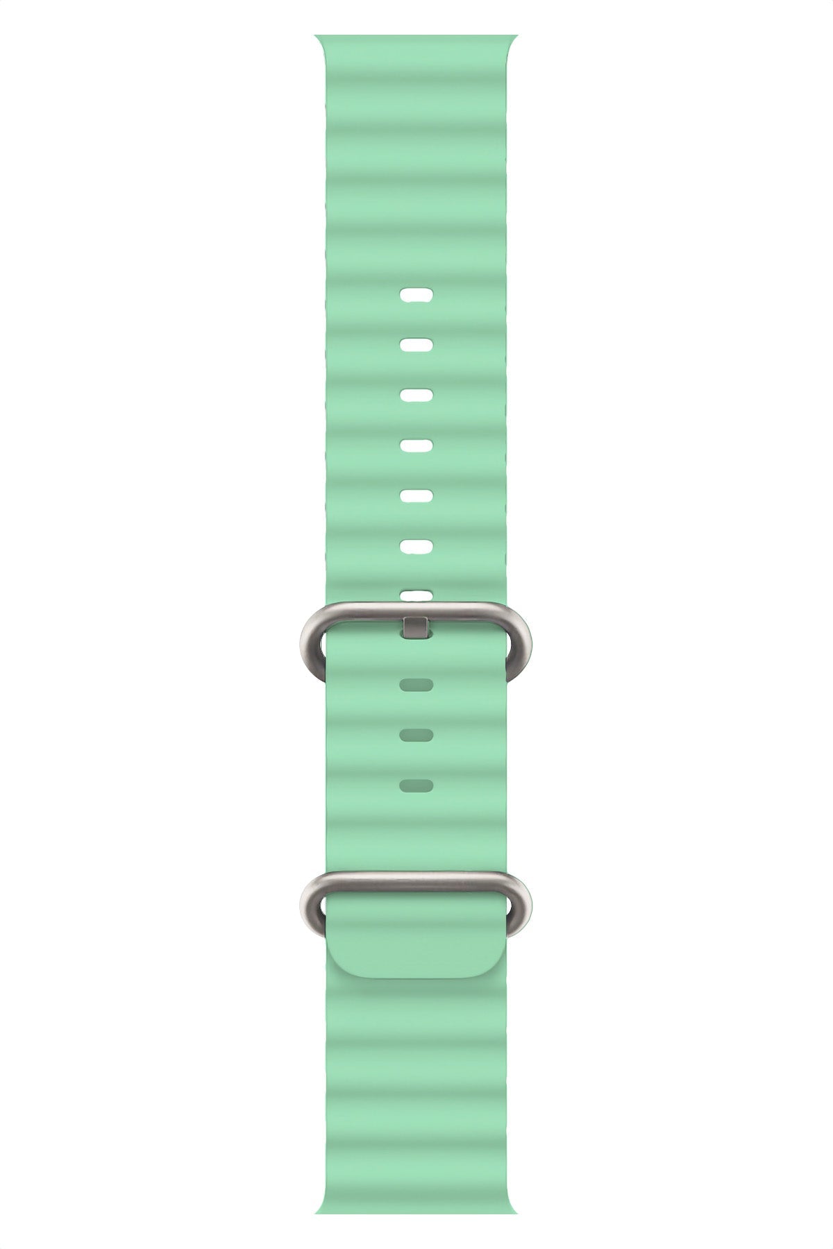 Apple Watch Uyumlu Ocean Silikon Kordon Aqua