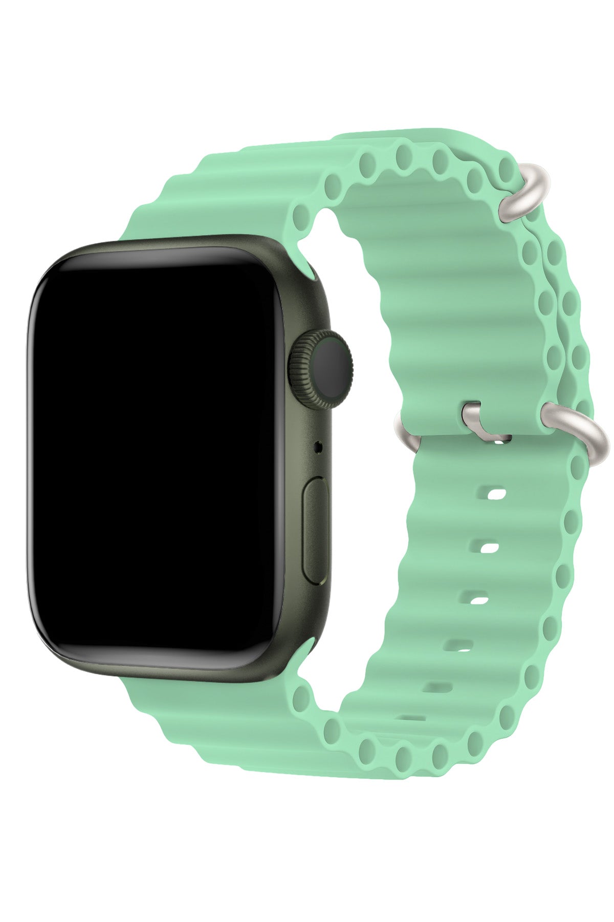 Apple Watch Uyumlu Ocean Silikon Kordon Aqua
