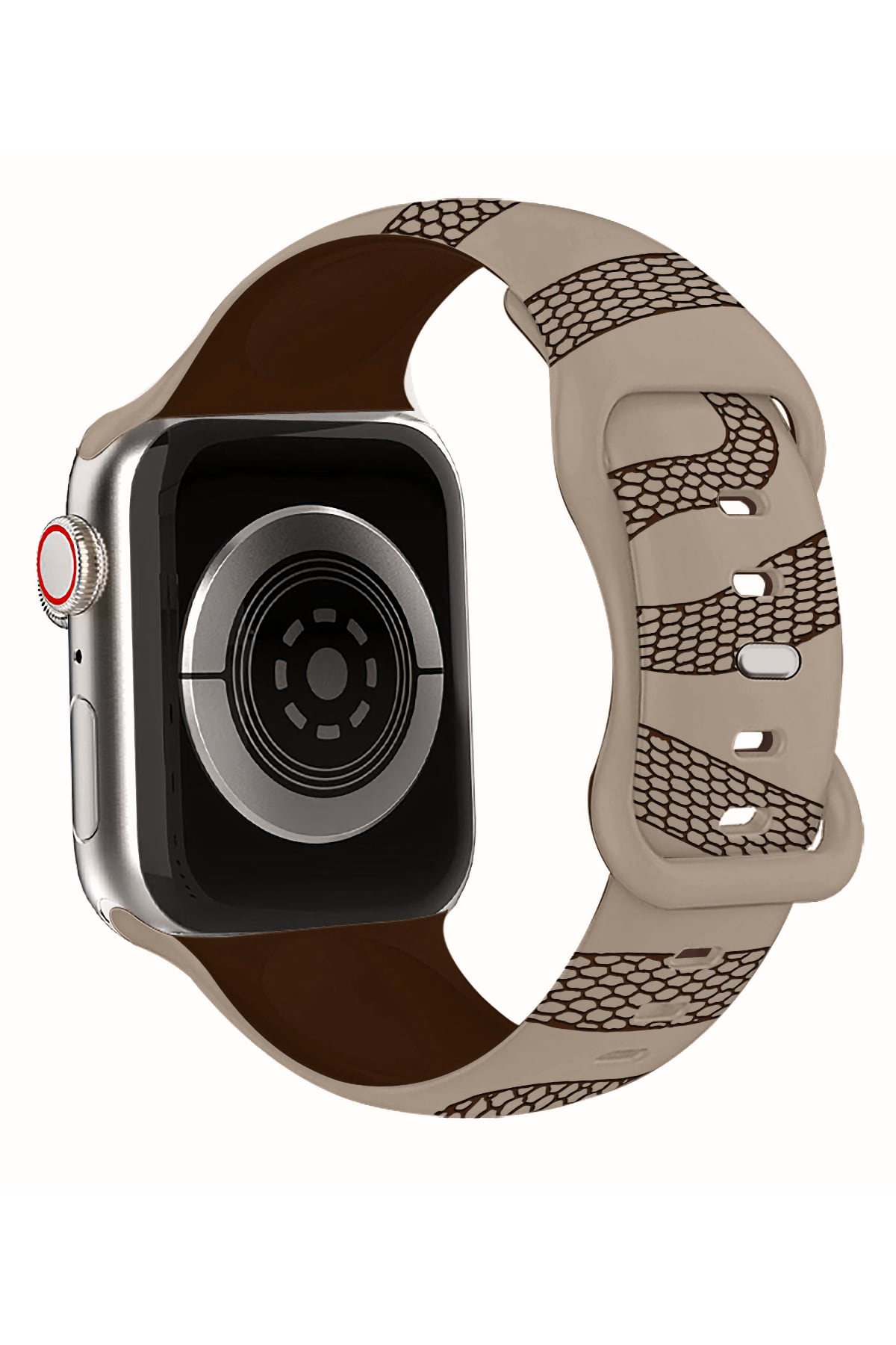 Apple Watch Uyumlu Ophion Silikon Spor Kordon Onyxium