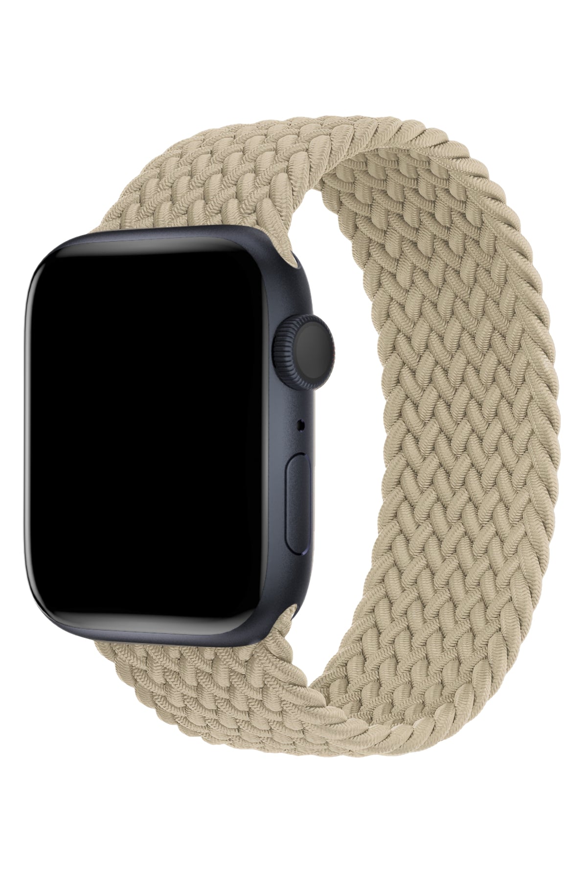 Apple Watch Uyumlu Örgü Loop Kordon Beige