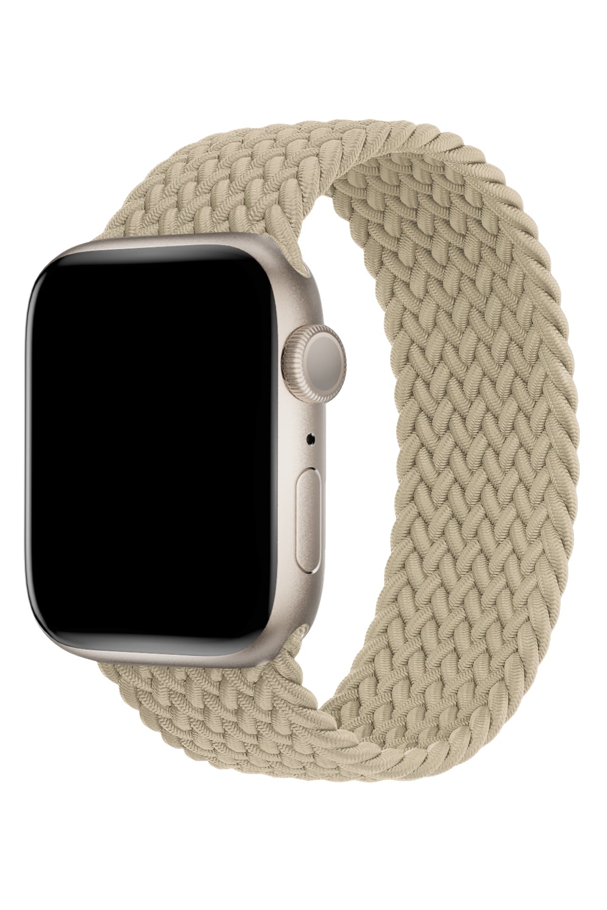 Apple Watch Uyumlu Örgü Loop Kordon Beige