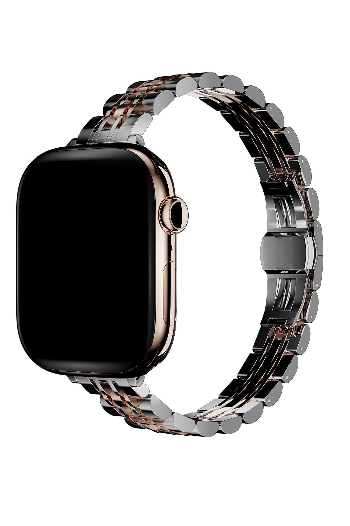 Apple Watch Uyumlu Elegance Çelik Kordon Noctura