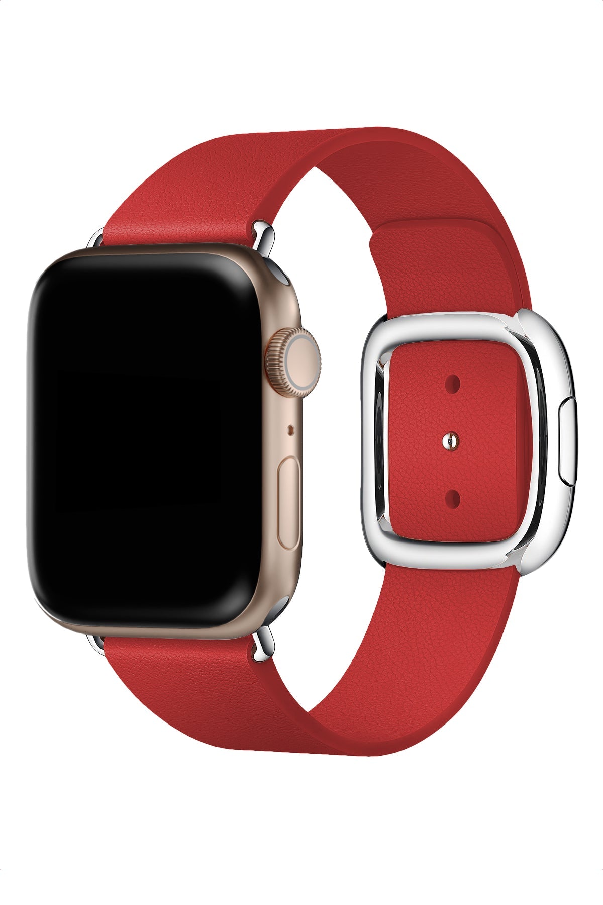 Apple Watch Uyumlu Radius Deri Loop Kordon Alizarin
