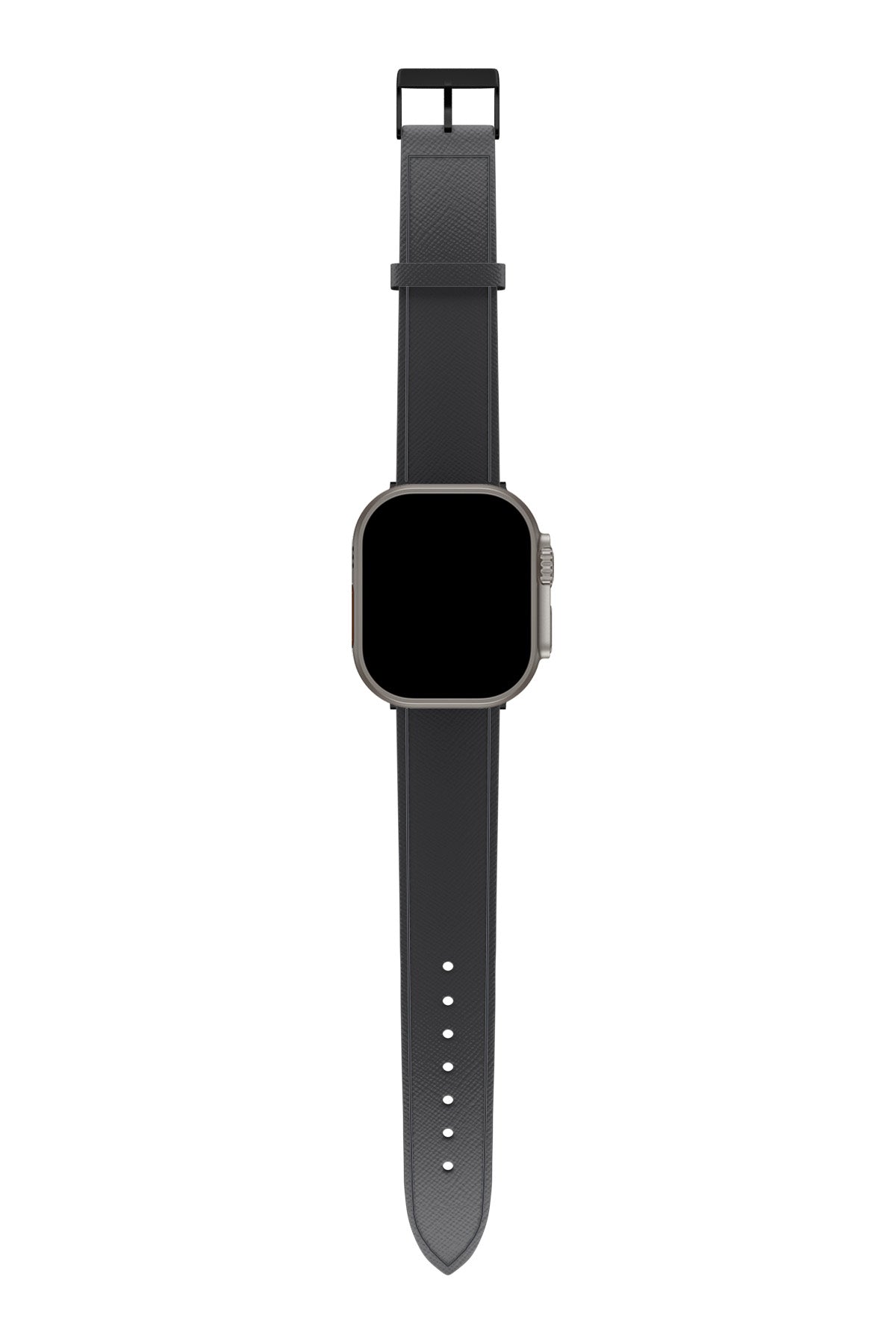 Apple Watch Uyumlu Saffiano Deri Kordon Nickel