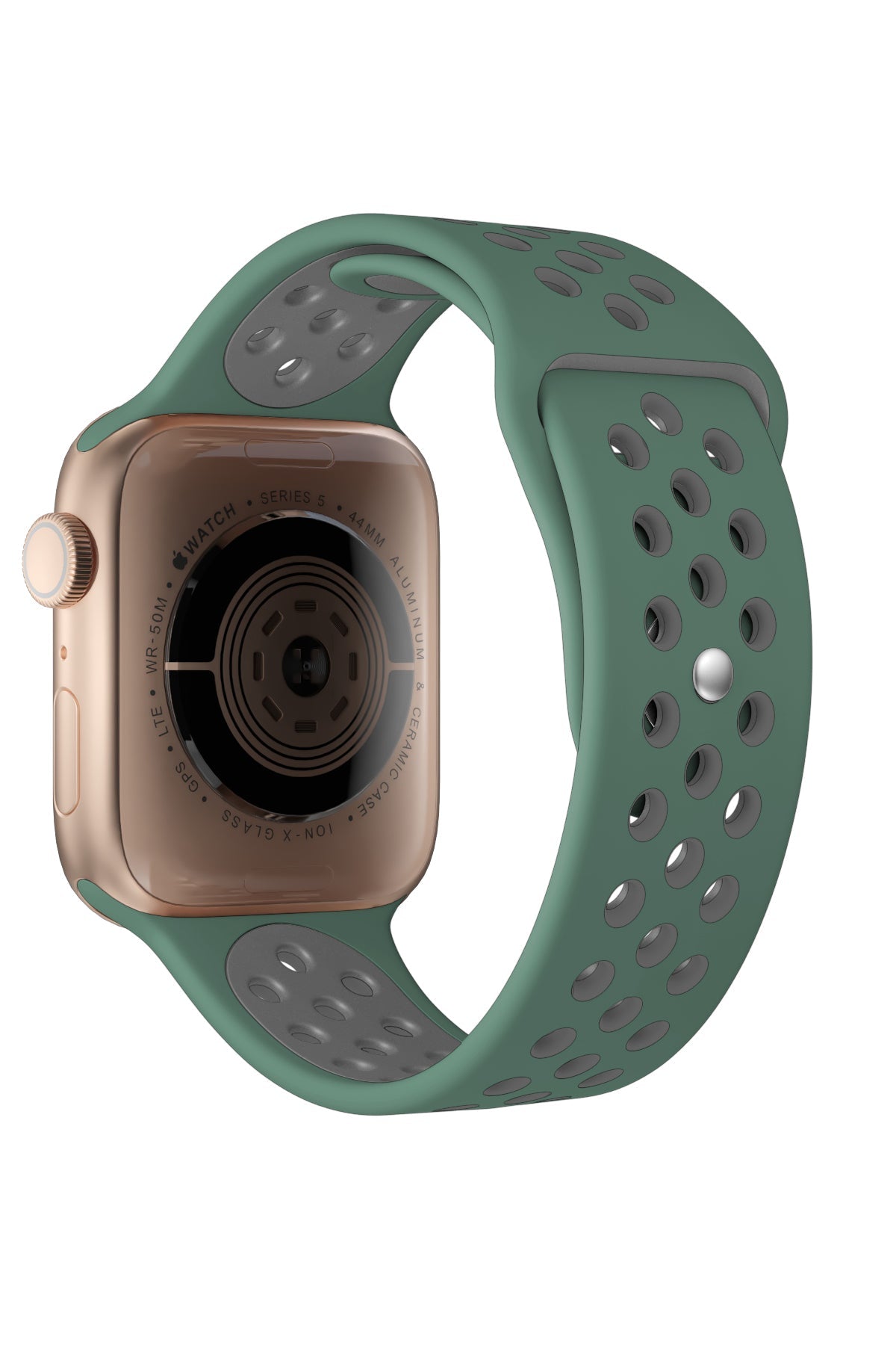 Apple Watch Uyumlu Silikon Delikli Spor Kordon Aventurin