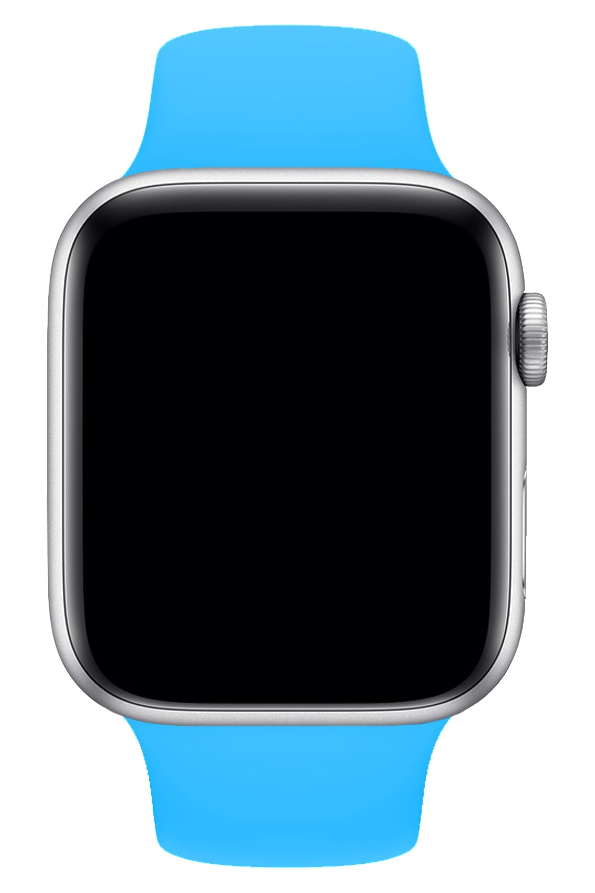 Apple Watch Uyumlu Silikon Spor Kordon Bebek Mavi