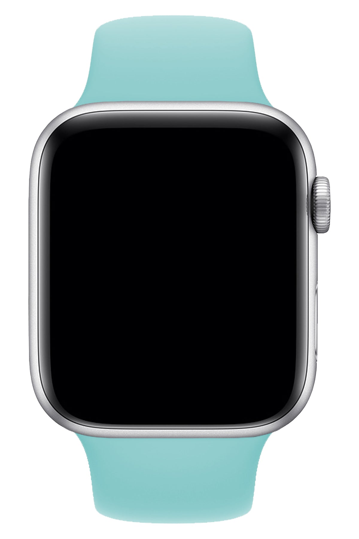 Apple Watch Uyumlu Silikon Spor Kordon Cam Göbeği