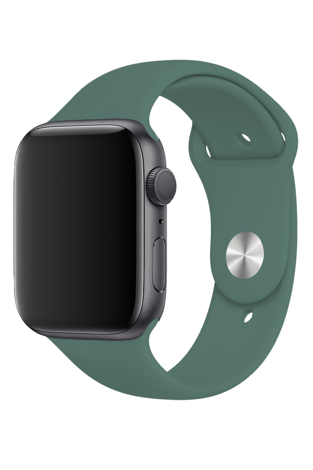 Apple Watch Uyumlu Silikon Spor Kordon Çam Yeşili